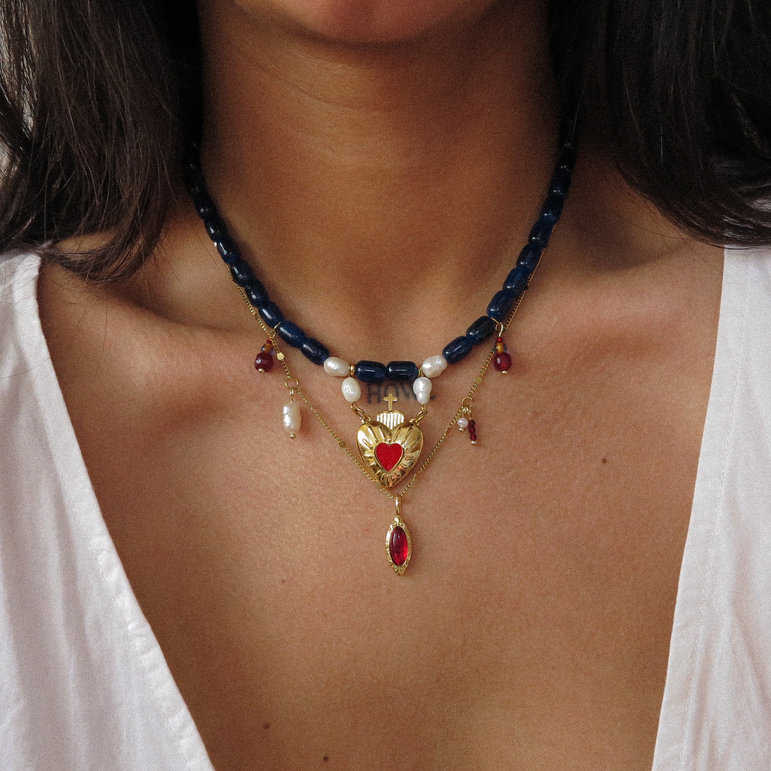 "Simran" Staggered Necklace