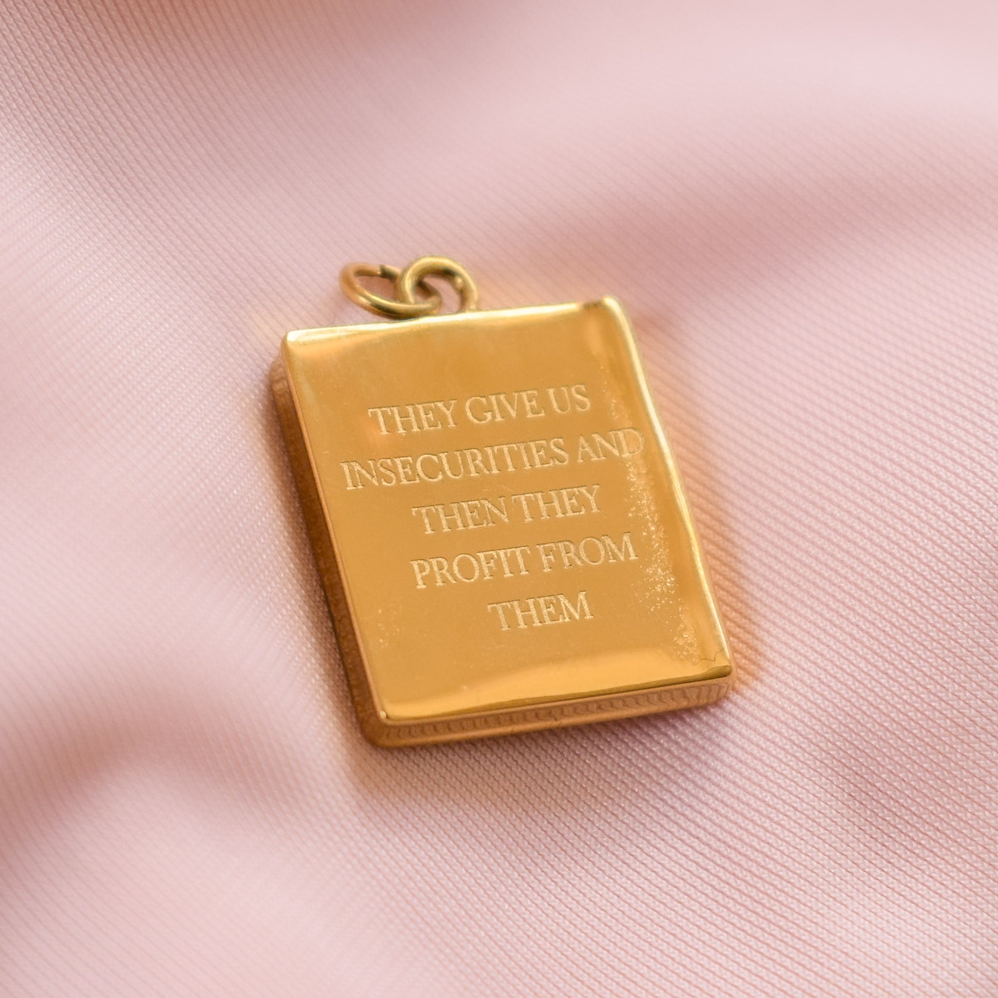 Engraved Book Charm