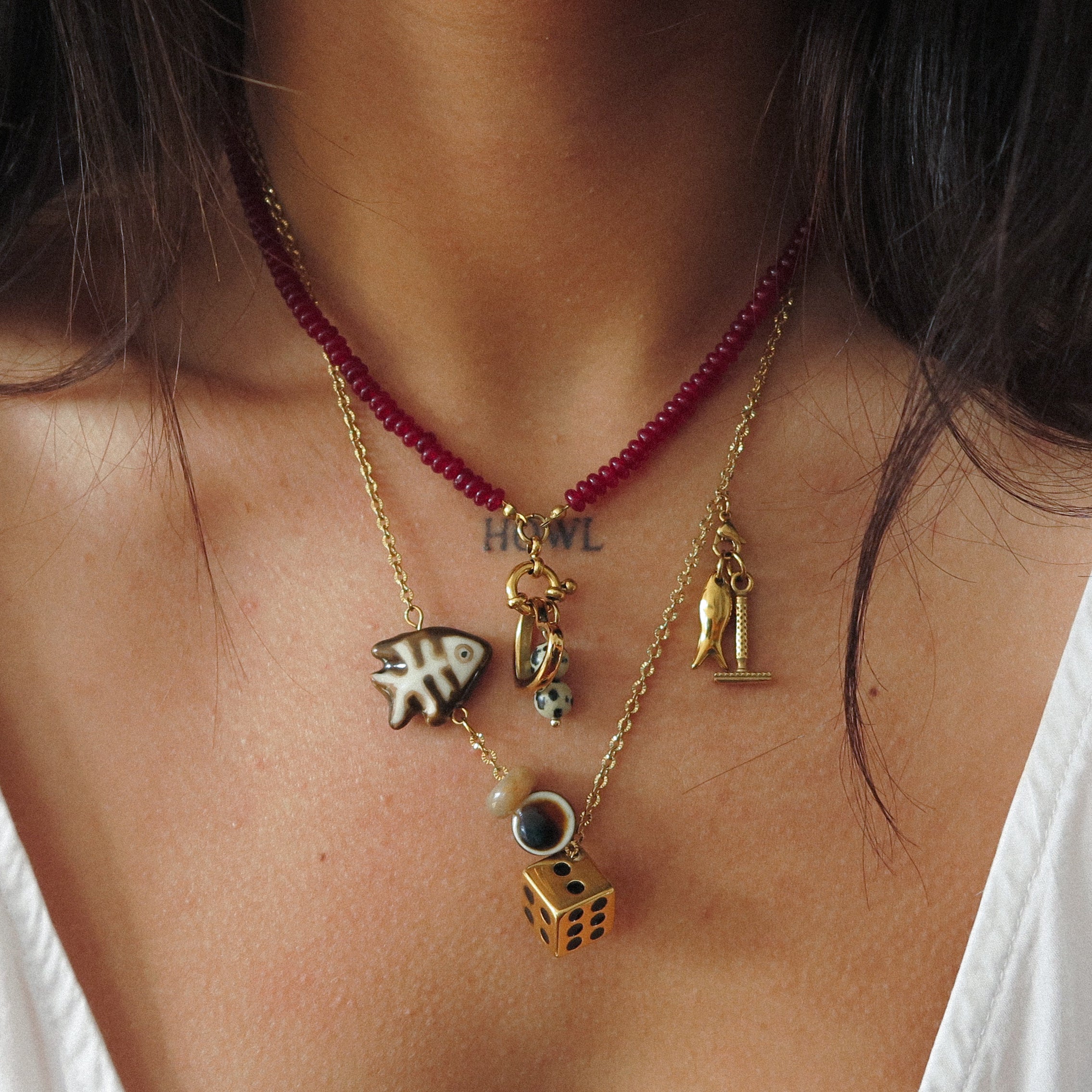 “Leona” Fishbone Necklace