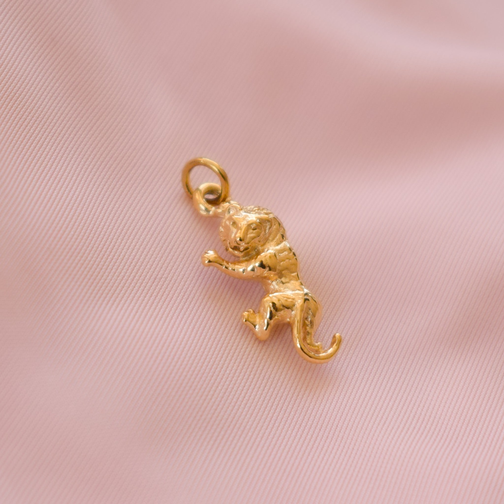 Climbing Tiger Charm