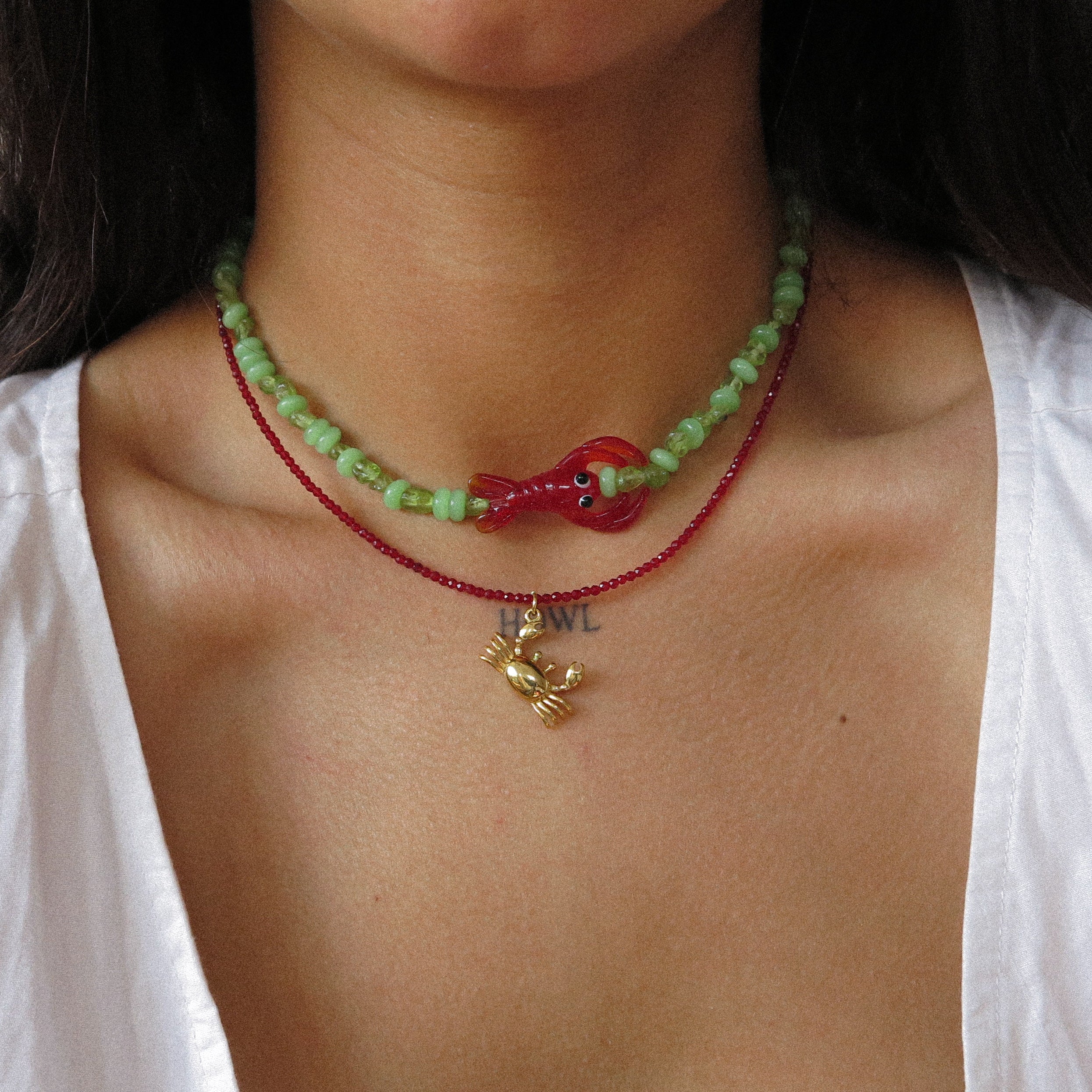 "Kelly" Crab Necklace