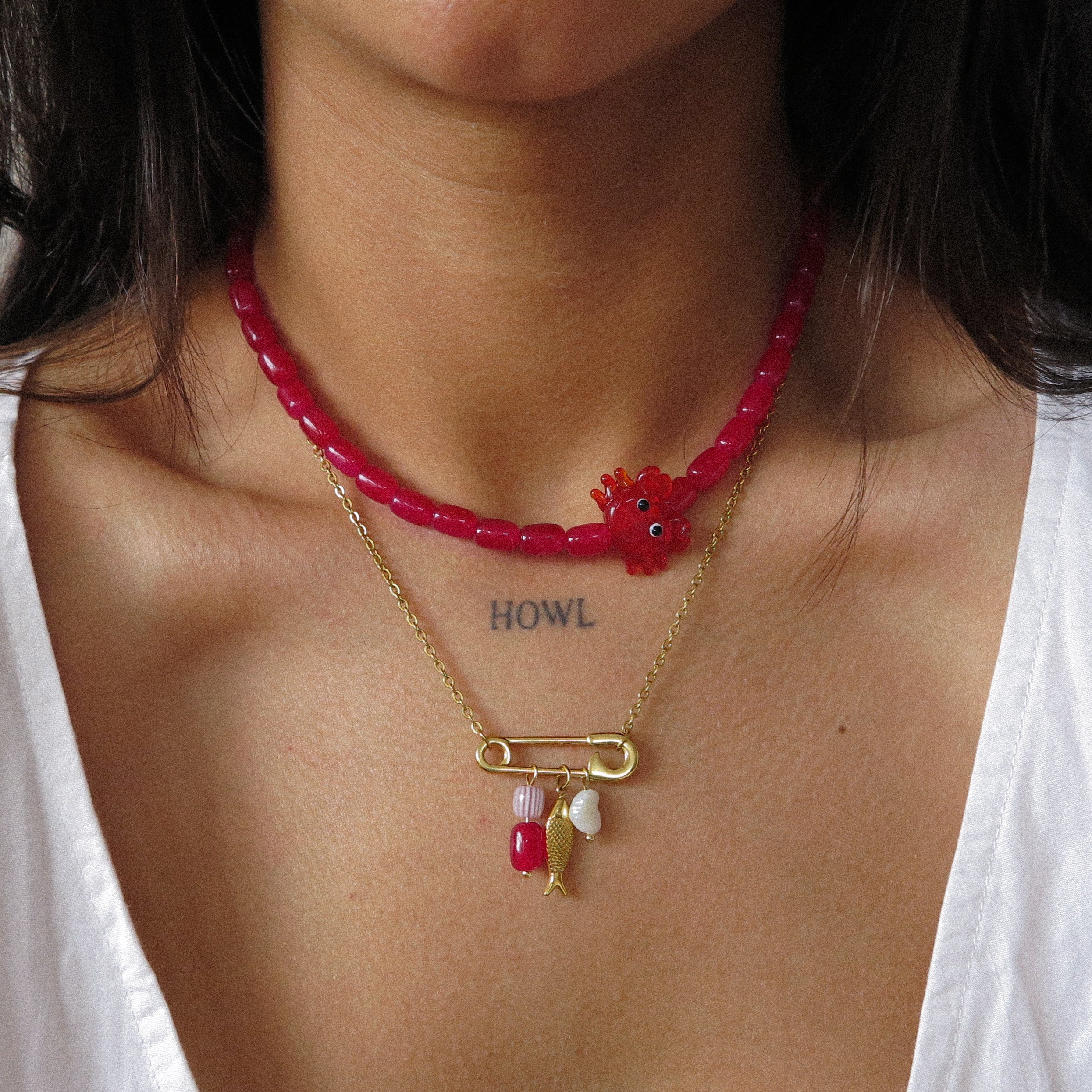"Minnow" Paperclip Necklace