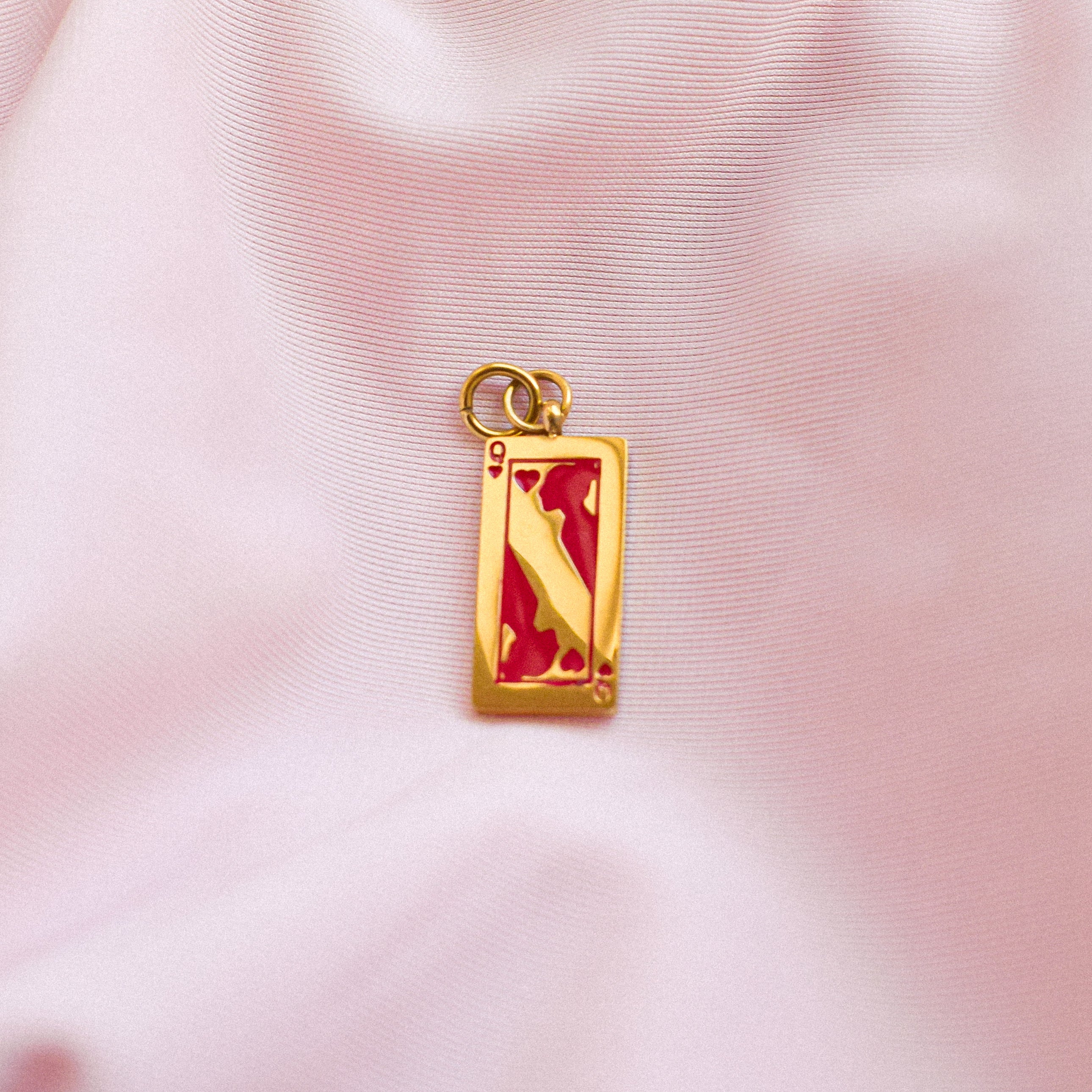 Queen of Hearts Charm