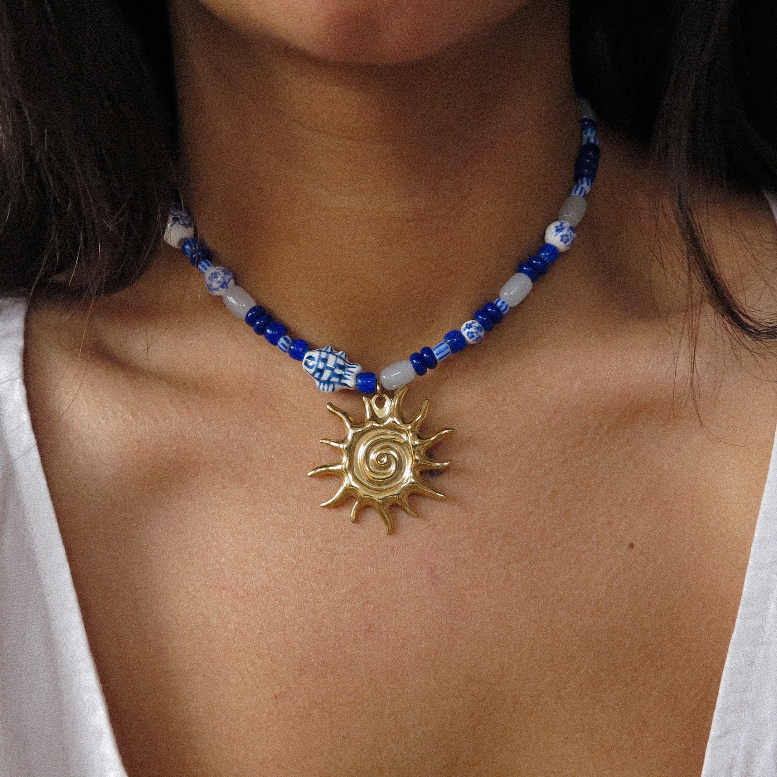"Dione" Sun Necklace