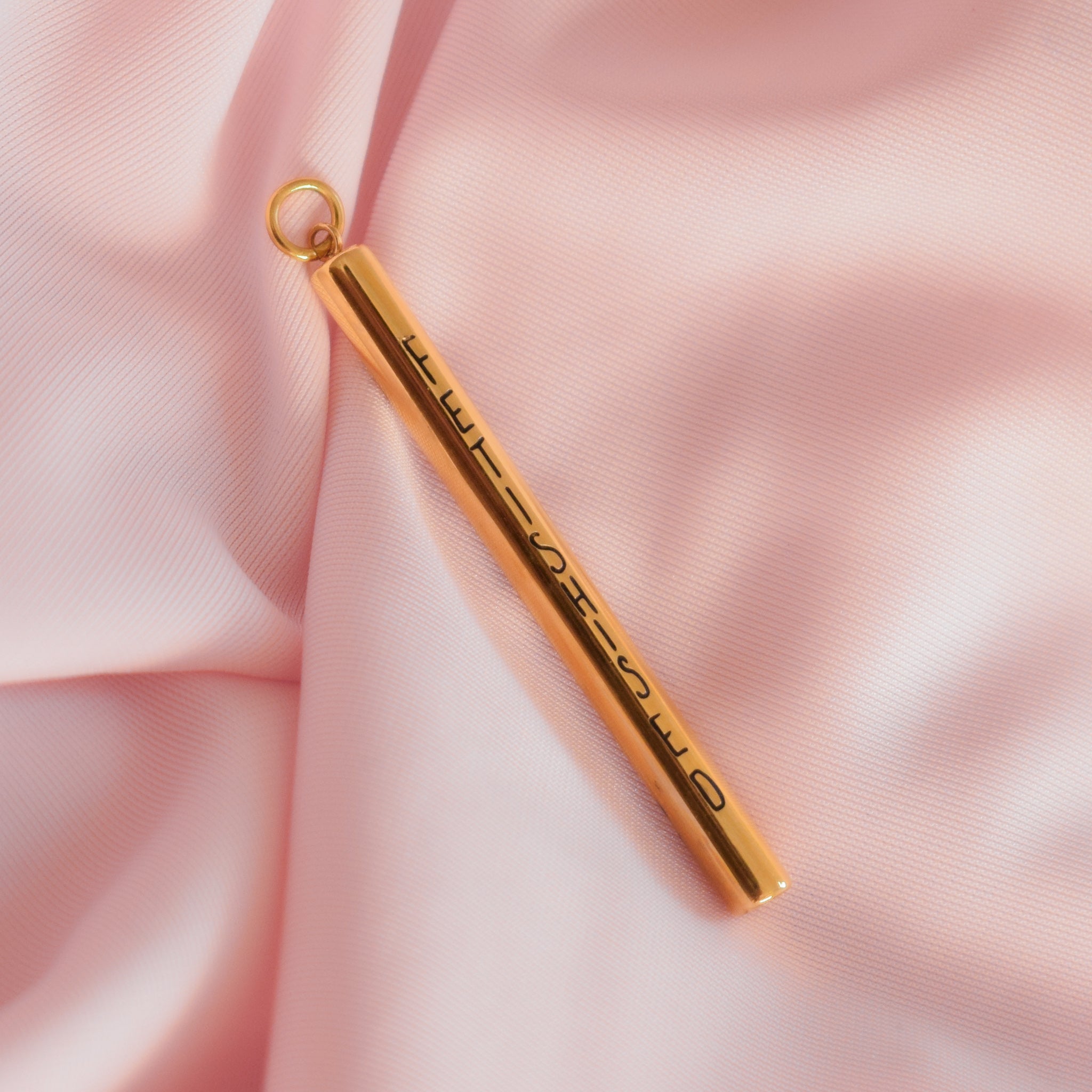Engraved Cylinder Charm