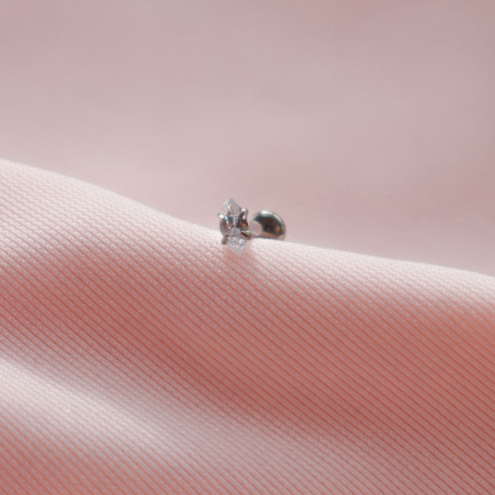 “Helena” Tiny Marquise Cubic Zirconia Earring