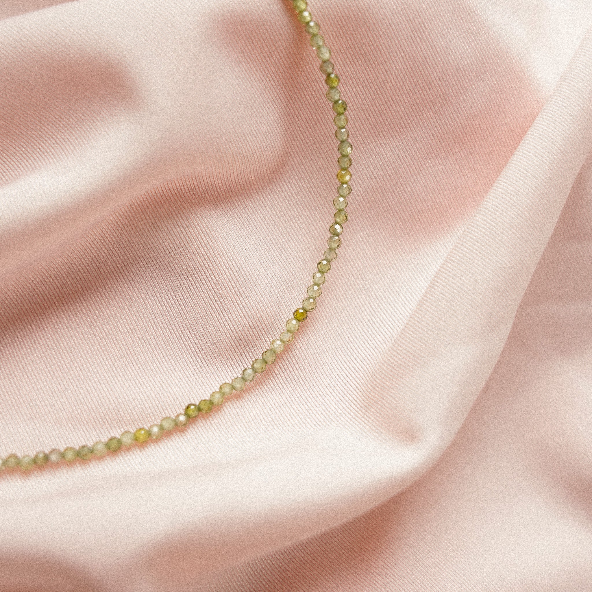 "Coral” Tiny Beaded Chain