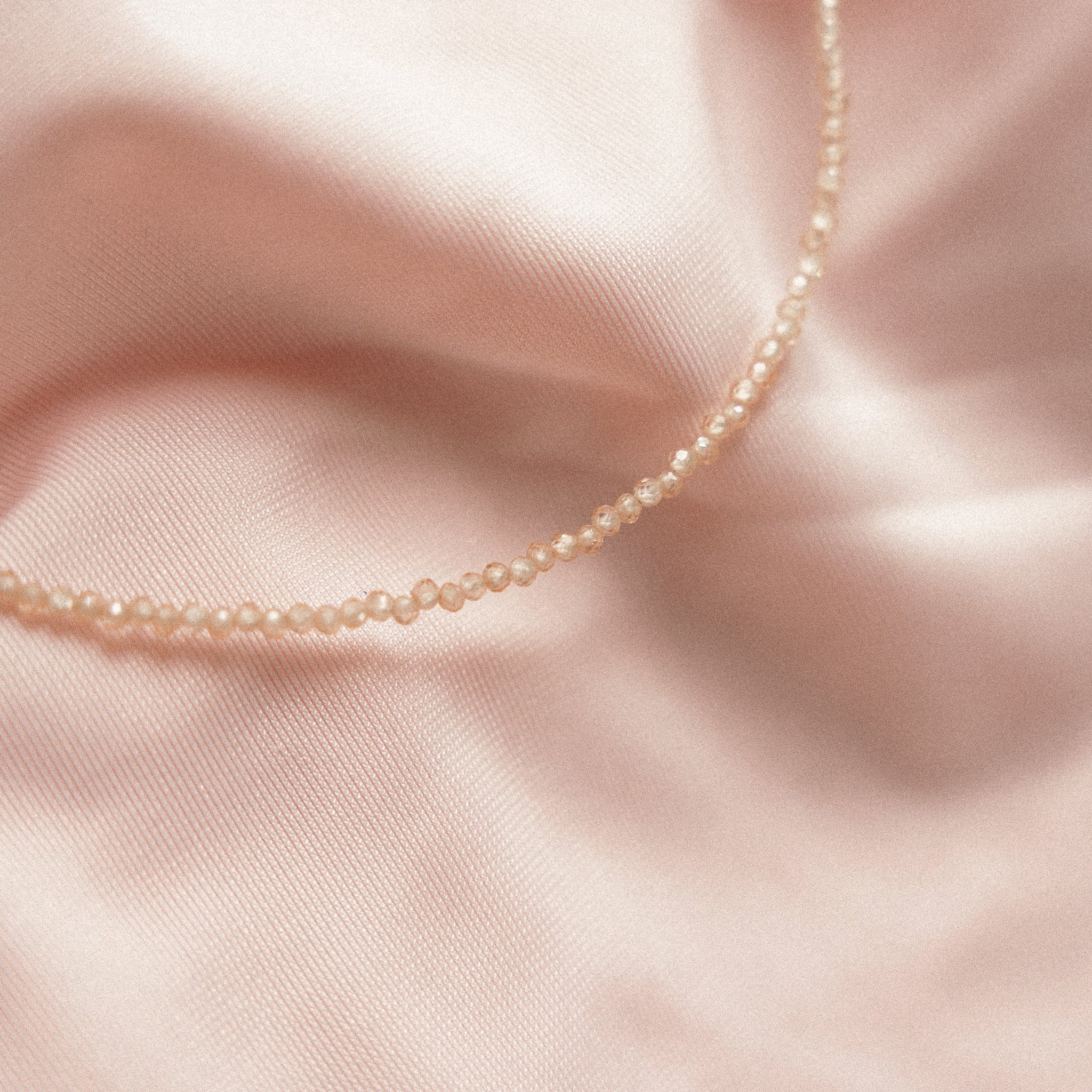 "Coral” Tiny Beaded Chain