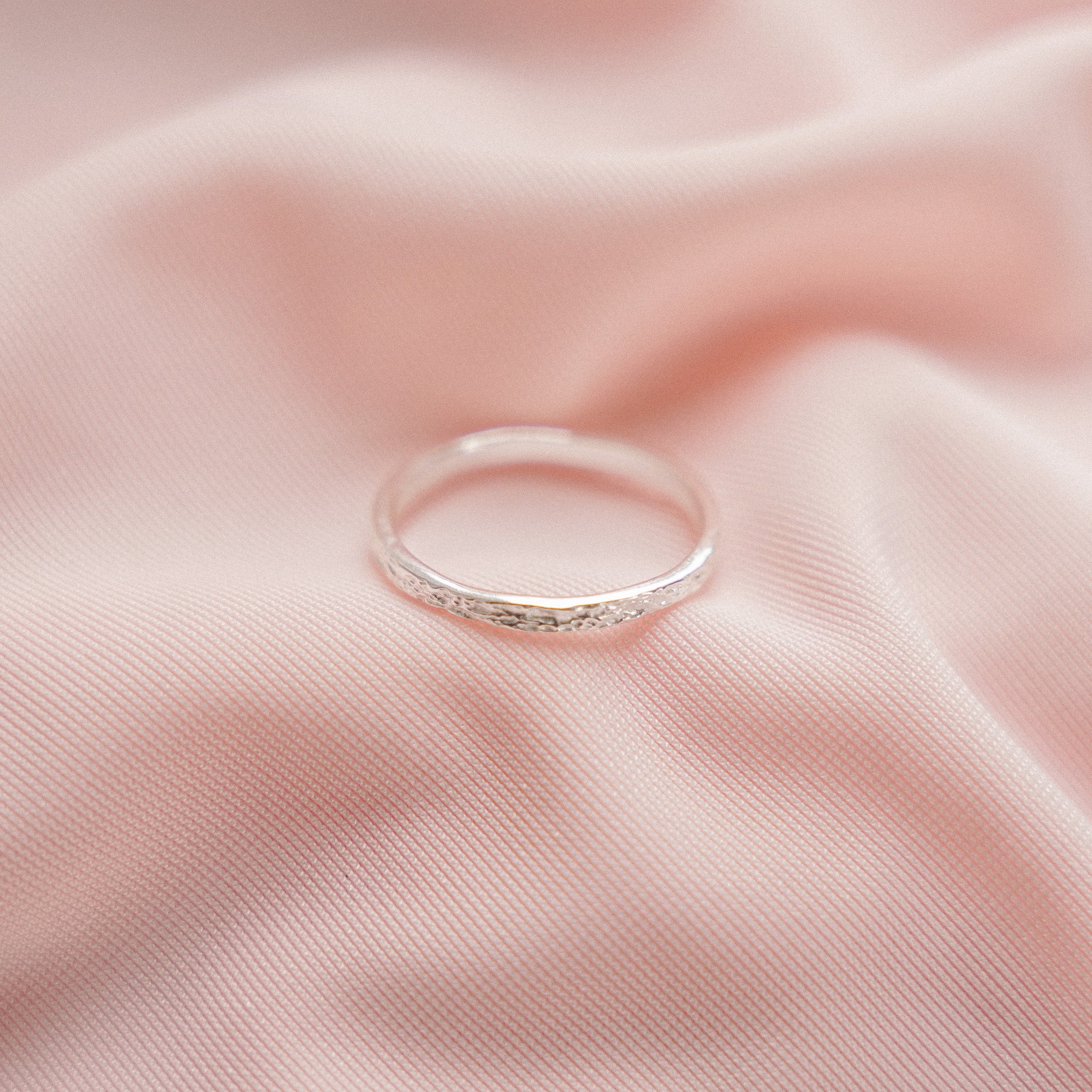 "Sally” Sterling Silver Textured Ring