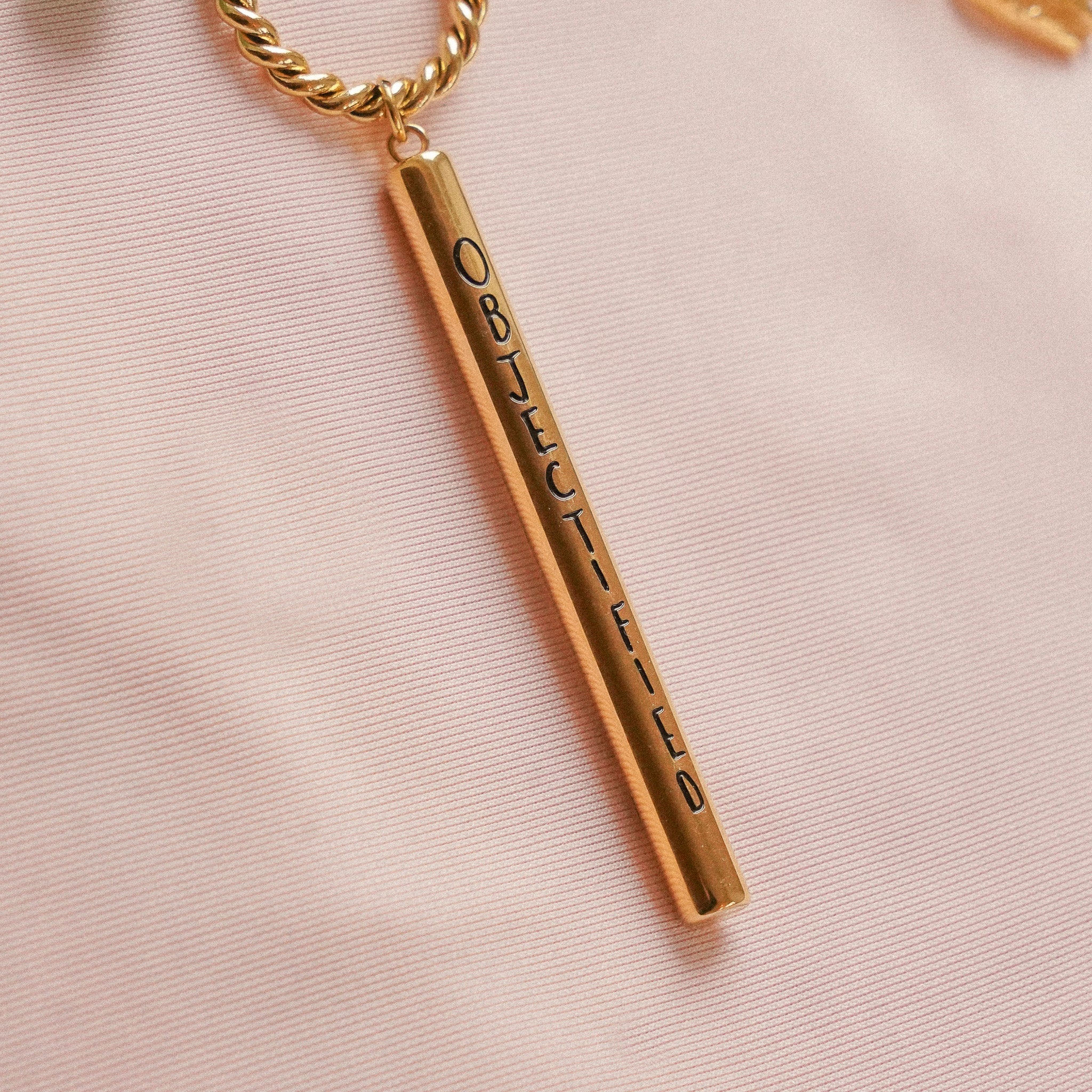 "Objectified" Trio Charm Necklace