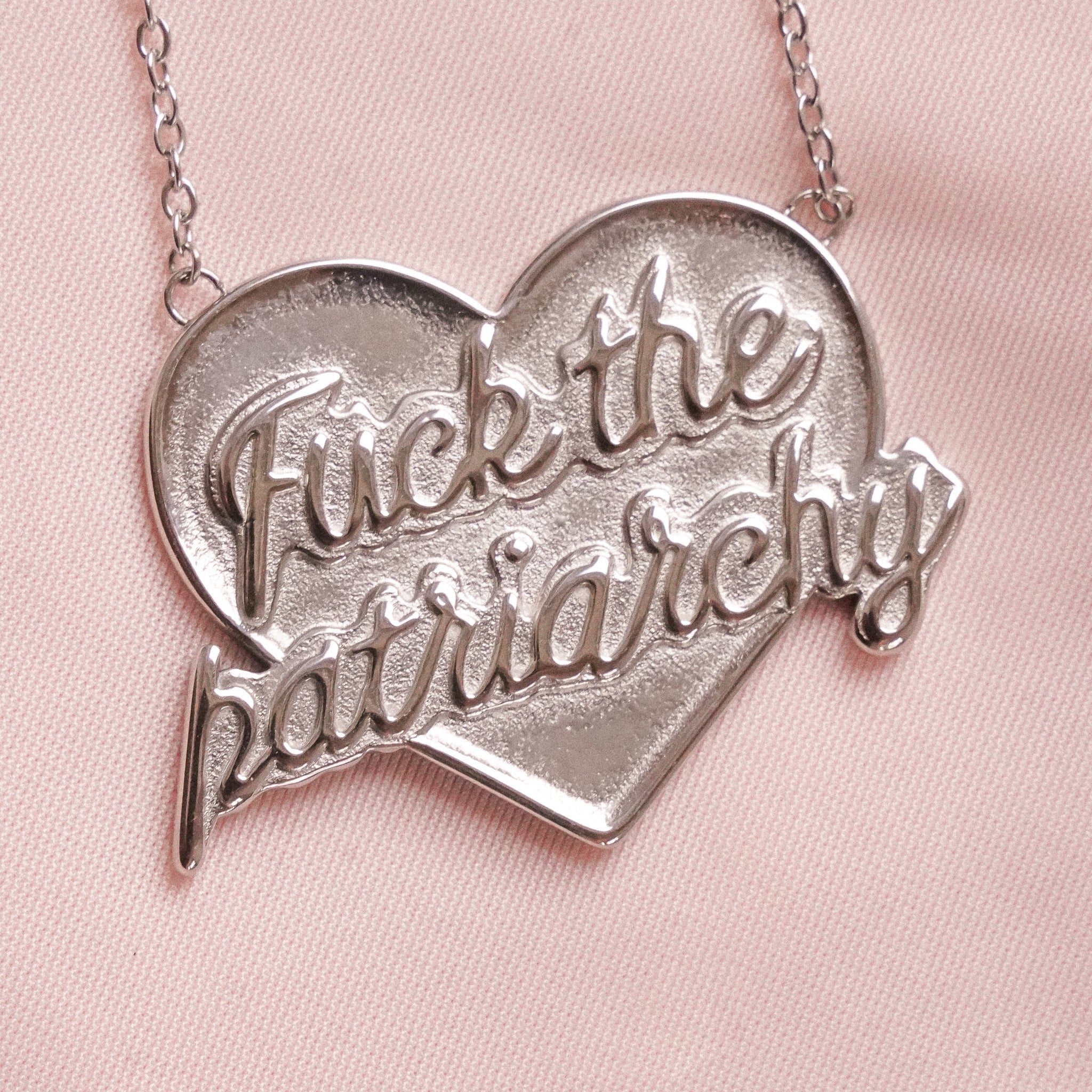 "F*ck the Patriarchy" Necklace
