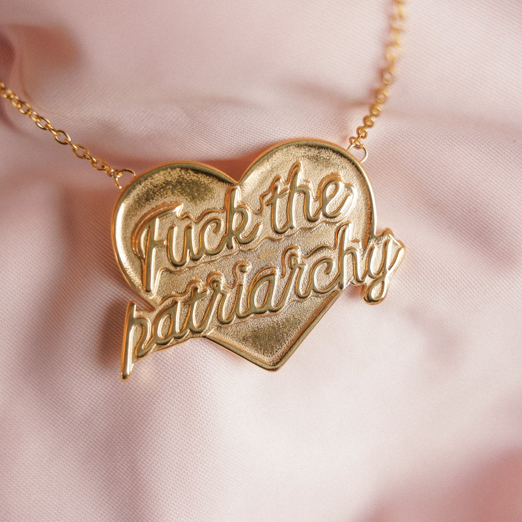 "F*ck the Patriarchy" Necklace