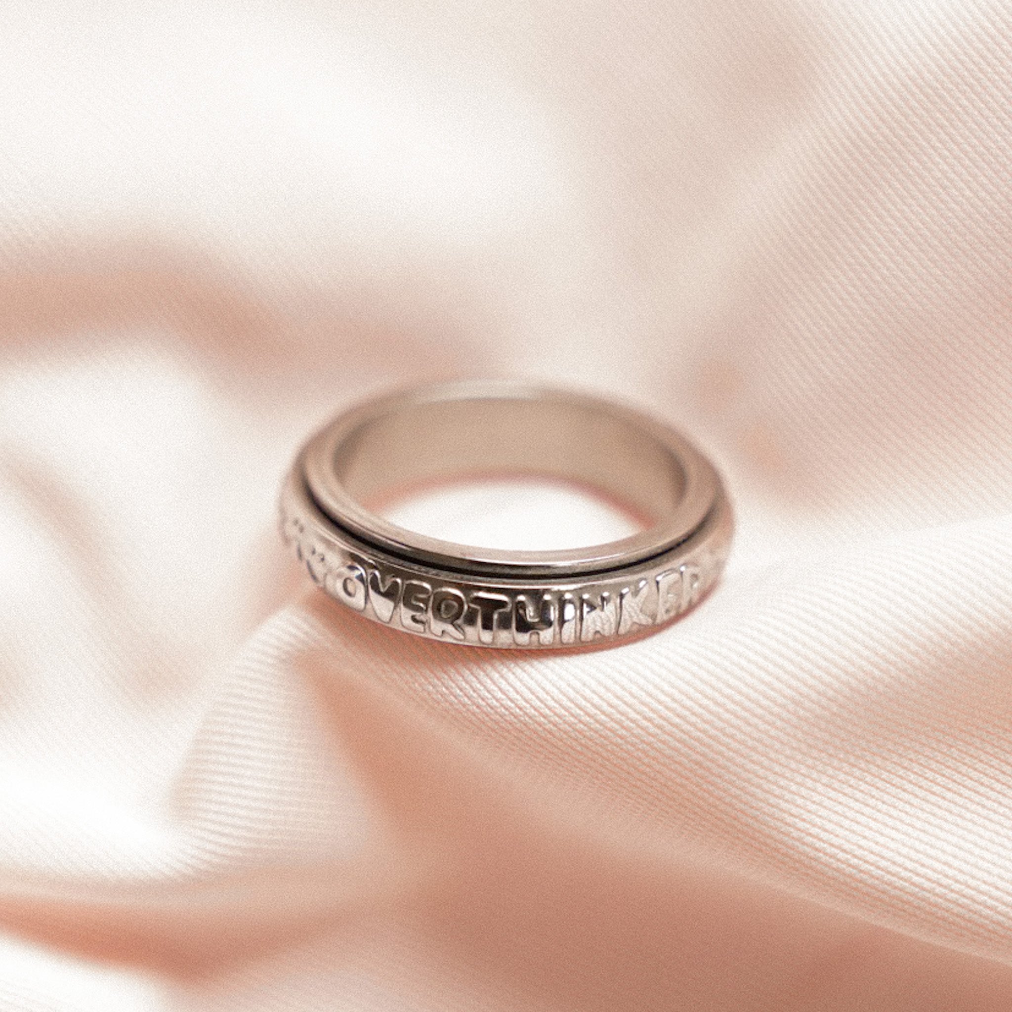 "Overthinker" Fidget Ring