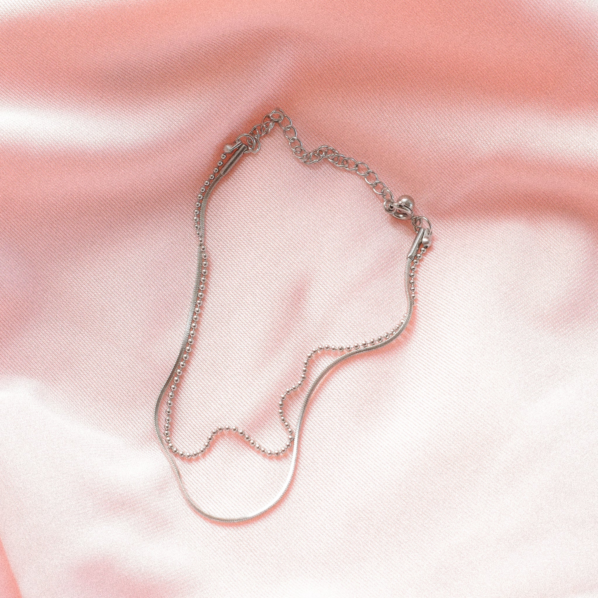 “Mal" Silver Duo Bracelet