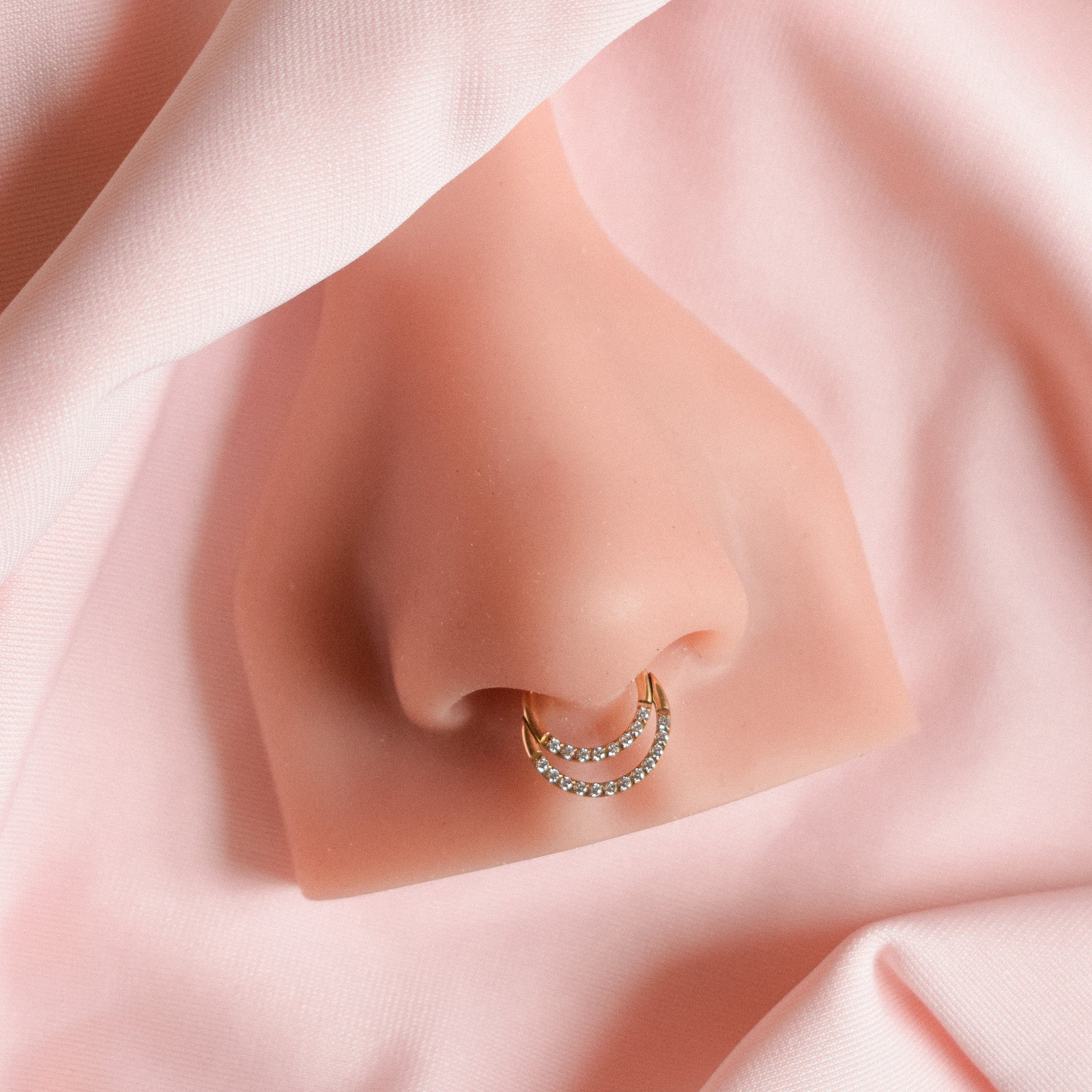 “Broomhilda” Double Layer Septum Ring