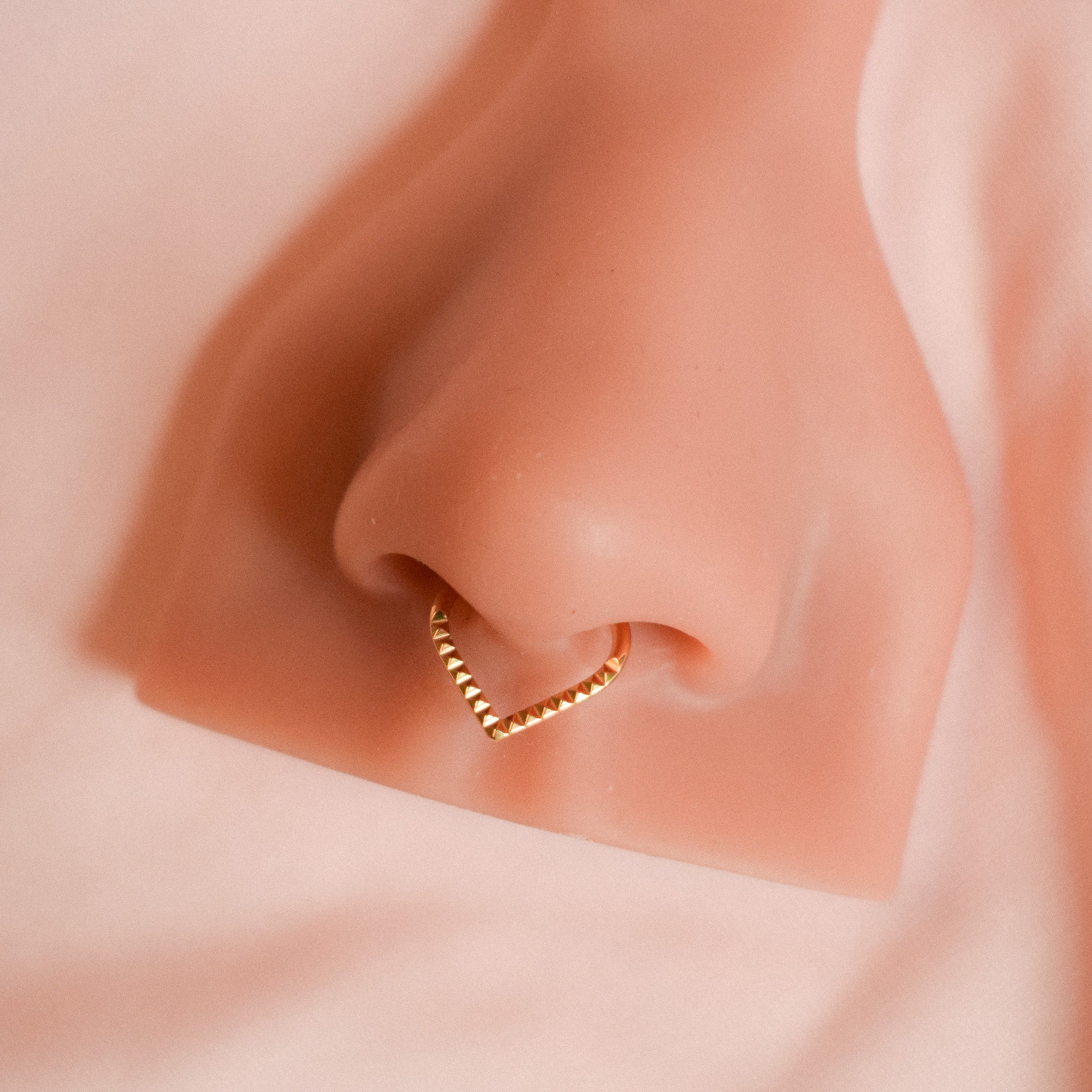“Lorelie” Stud Chevron Septum Ring