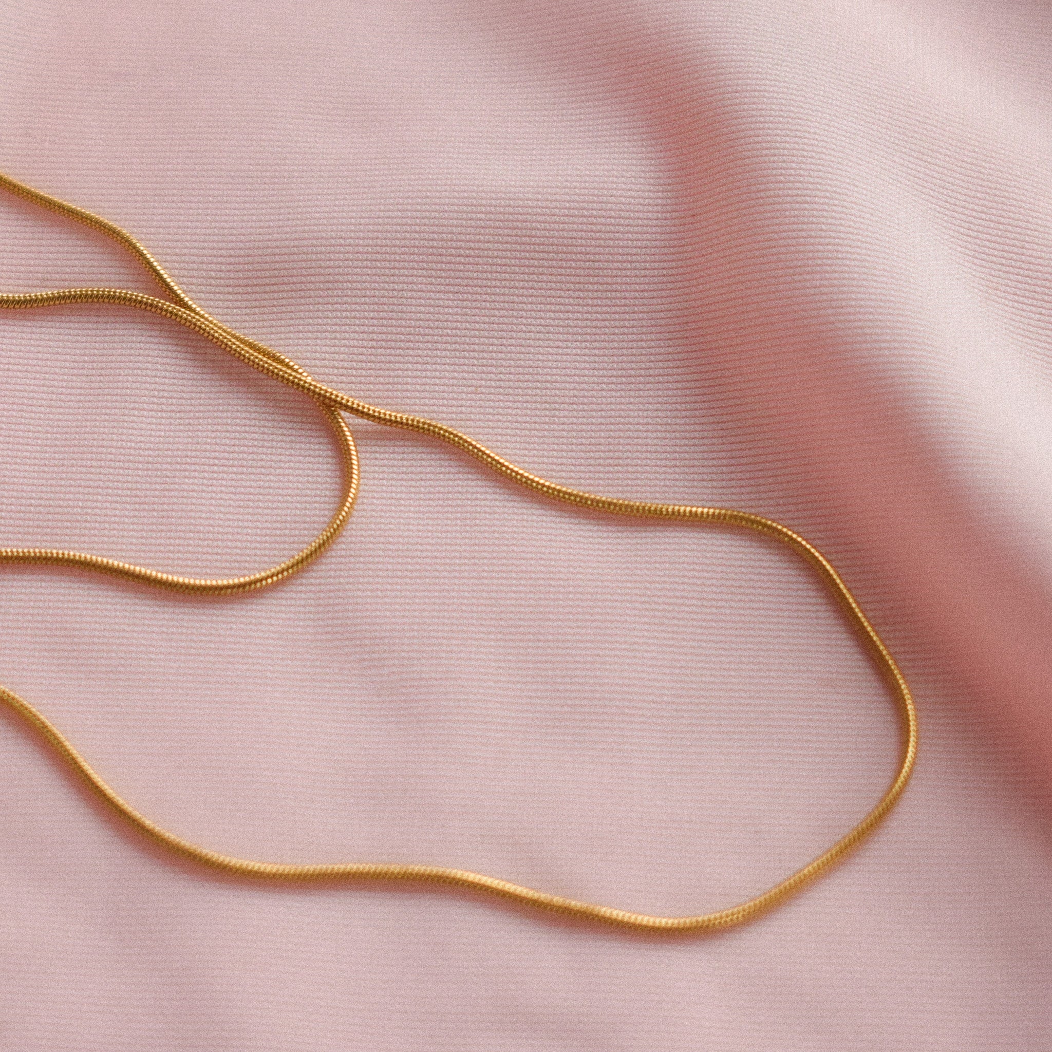 "Hilary” Double Snake Chain Necklace