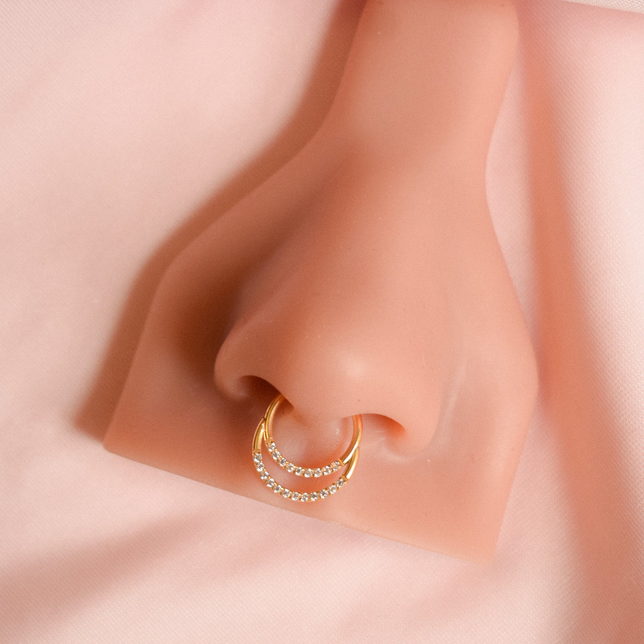 “Broomhilda” Double Layer Septum Ring