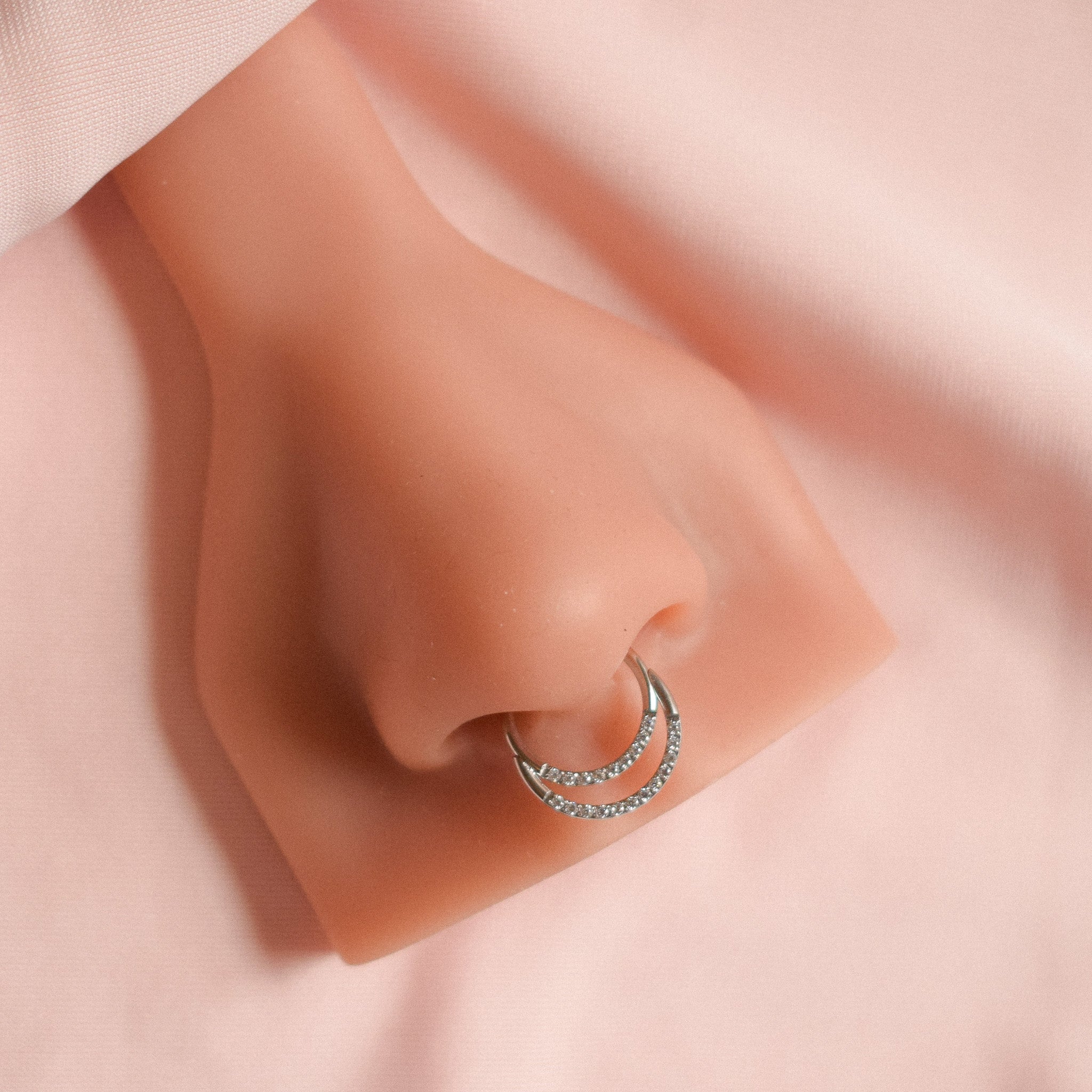 “Broomhilda” Double Layer Septum Ring