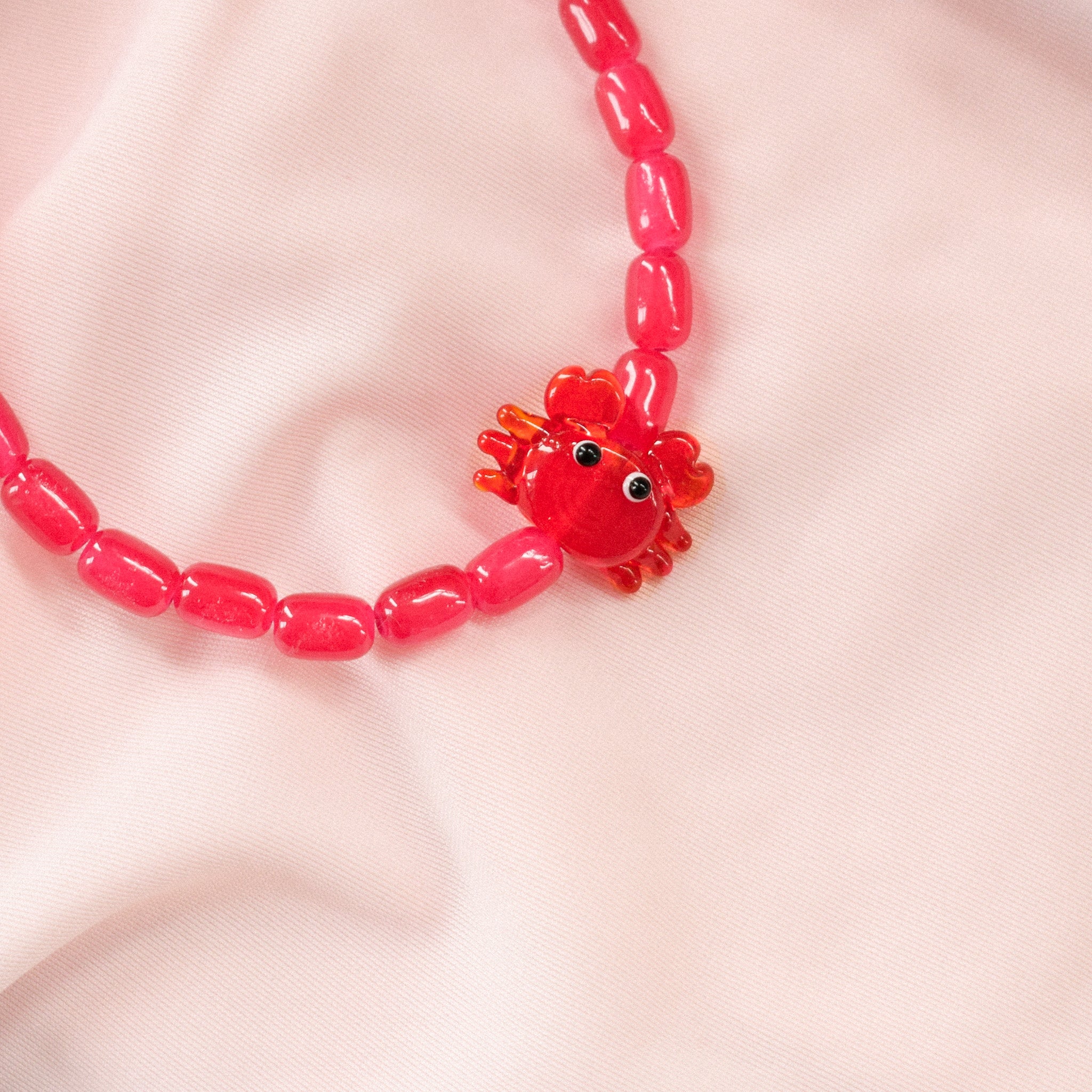 "Crab" Beaded Necklace