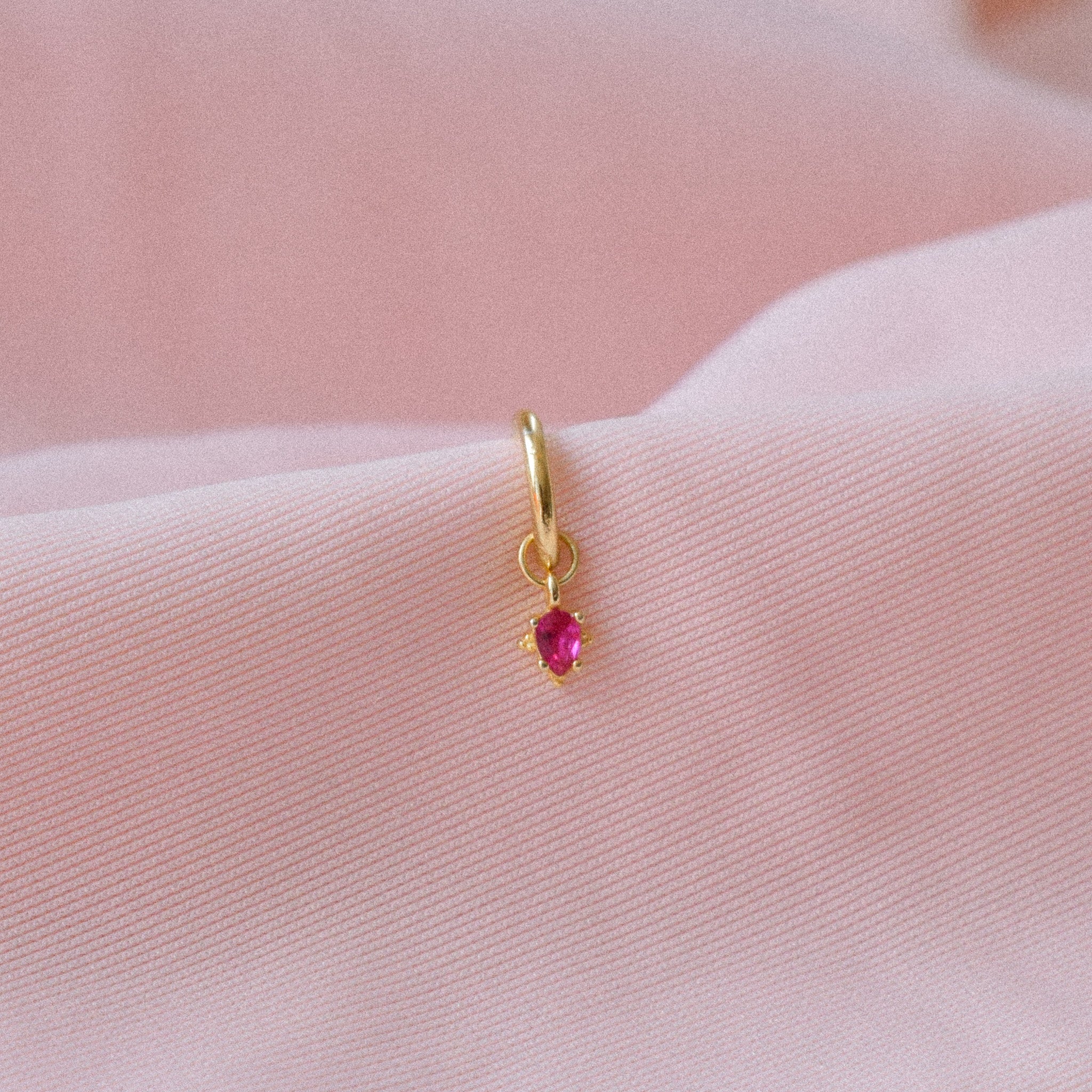 “Ruby” Tiny Dangle Earring