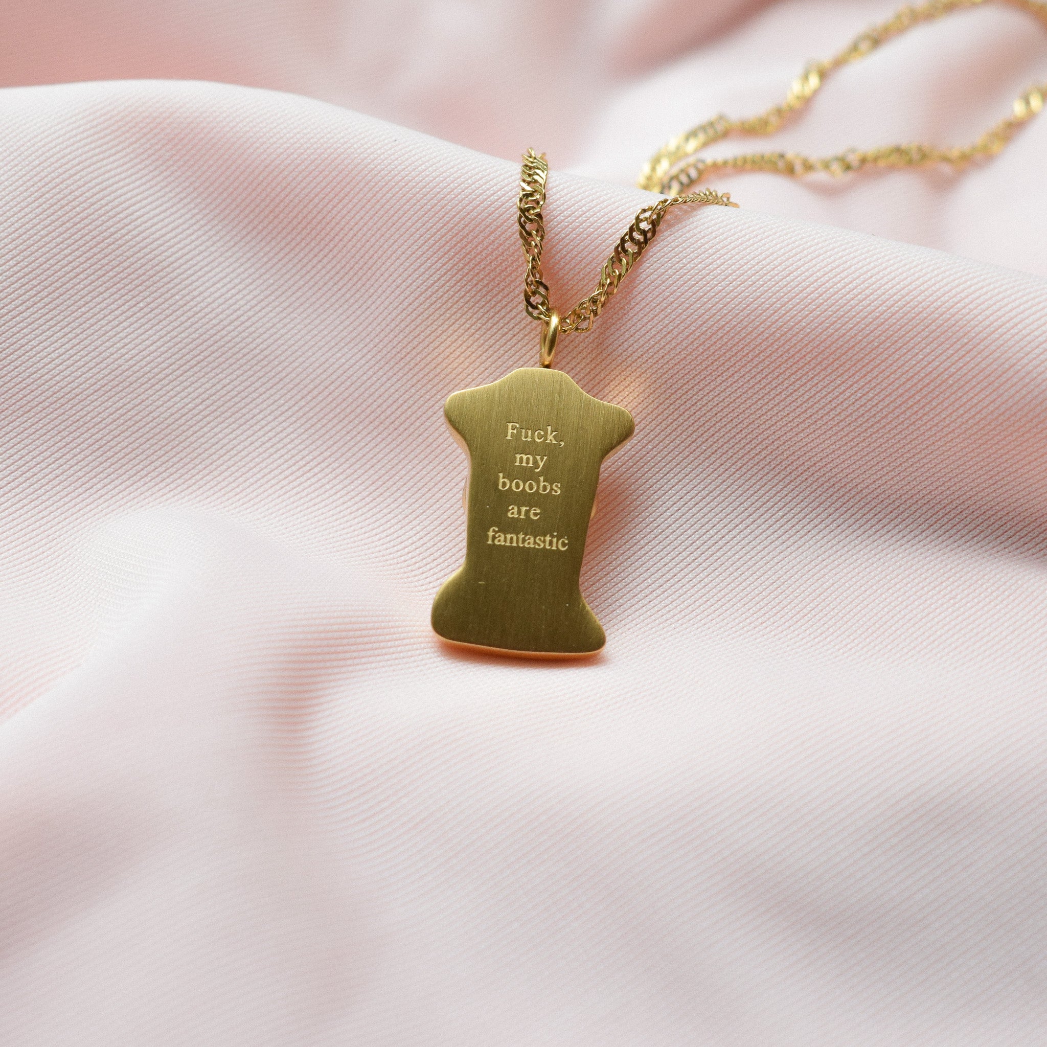 "Fantastic" Torso Engraved Necklace (Preorder)