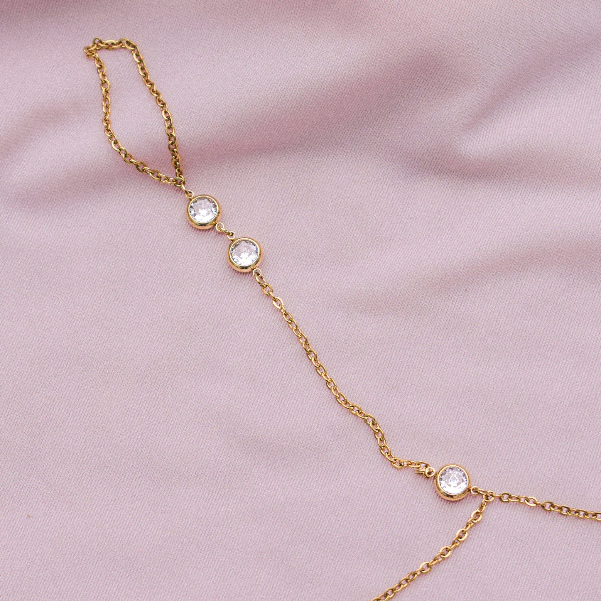 "Alaya" Sparkle Hand Chain