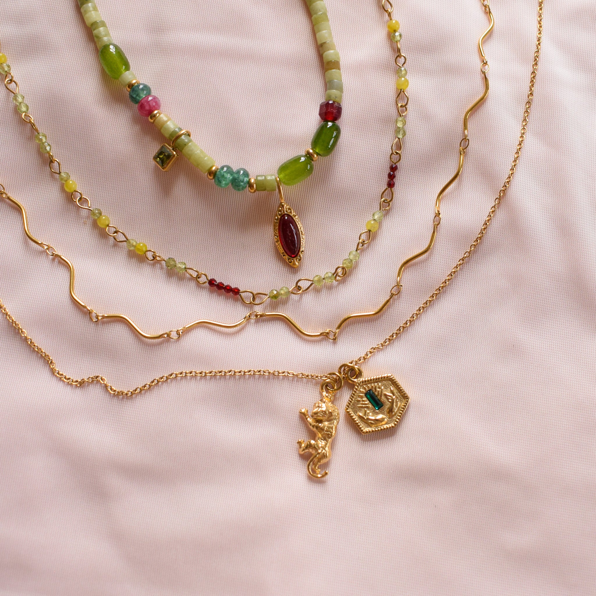 "Decadence" Necklace Stack