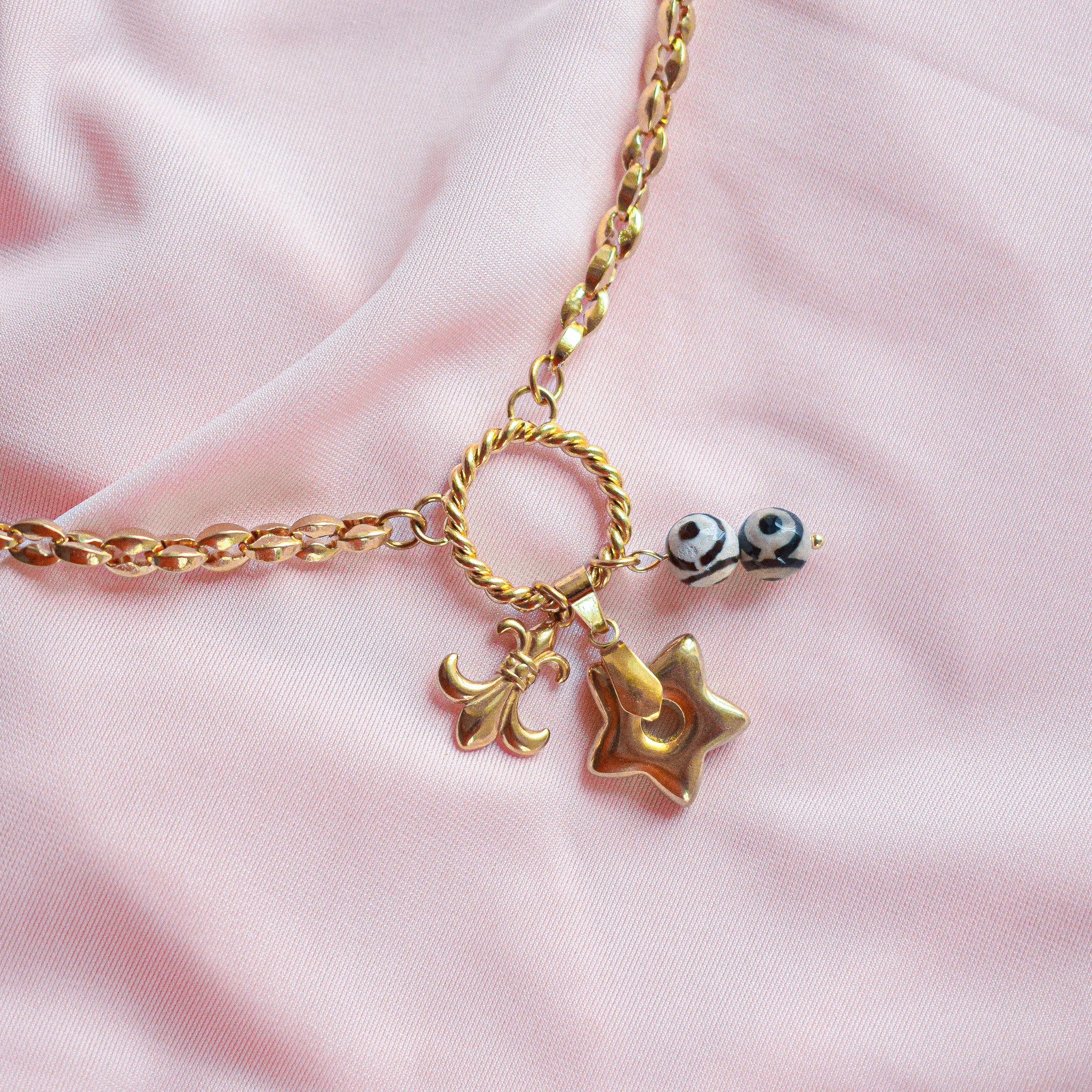 "Dorothy" Charm Ring Necklace