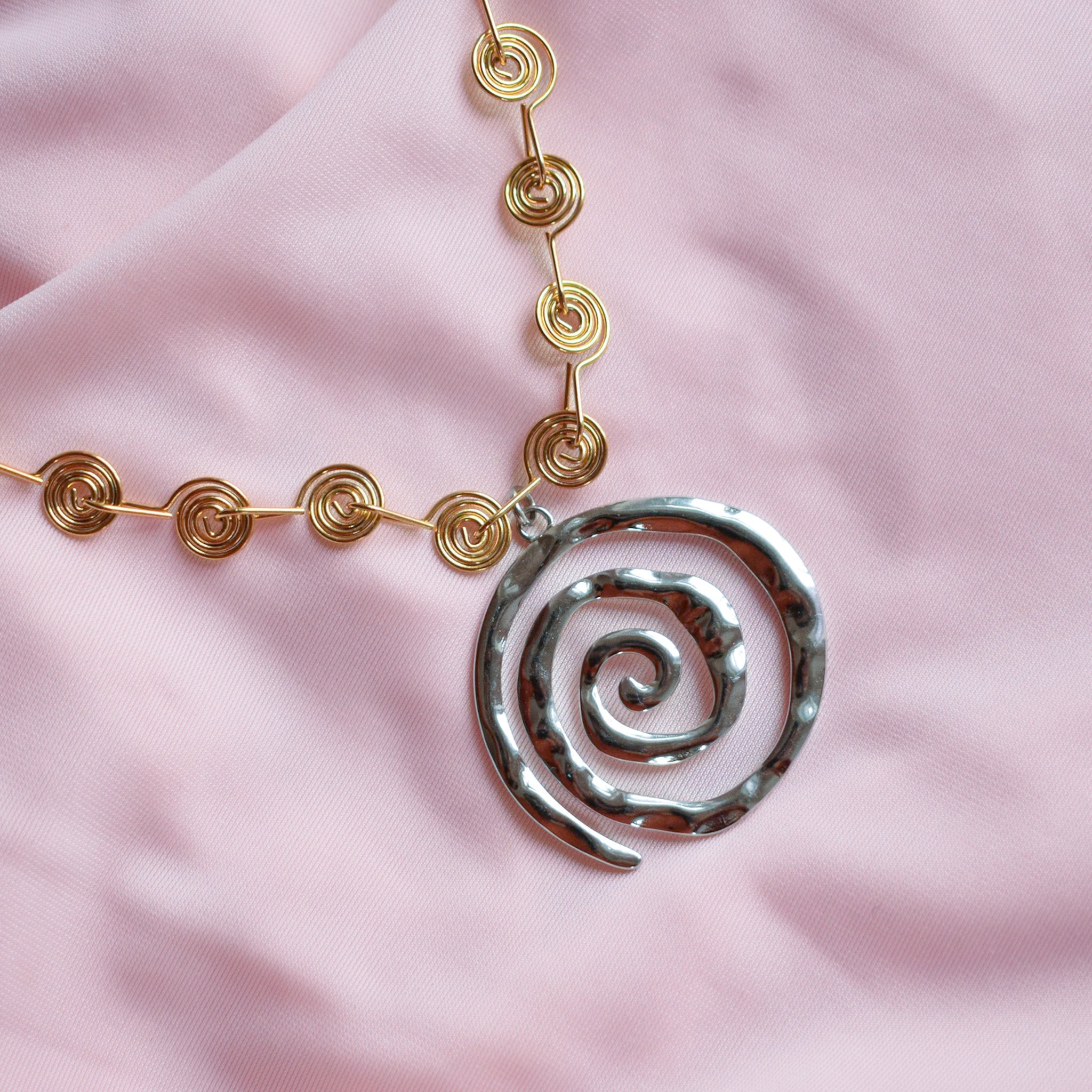 "Marcy" Spiral Necklace