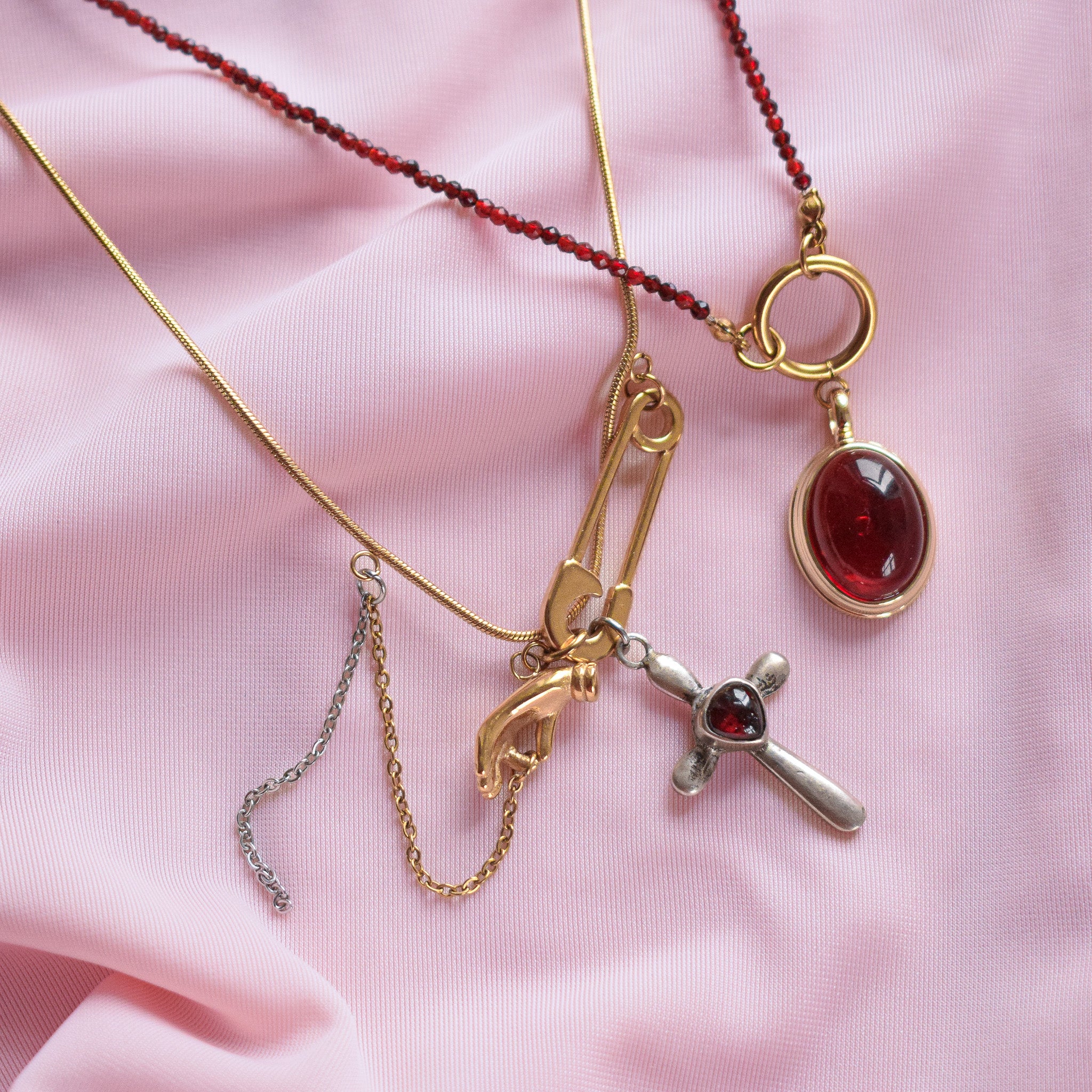 "Lois" Dark Romance Necklace Stack