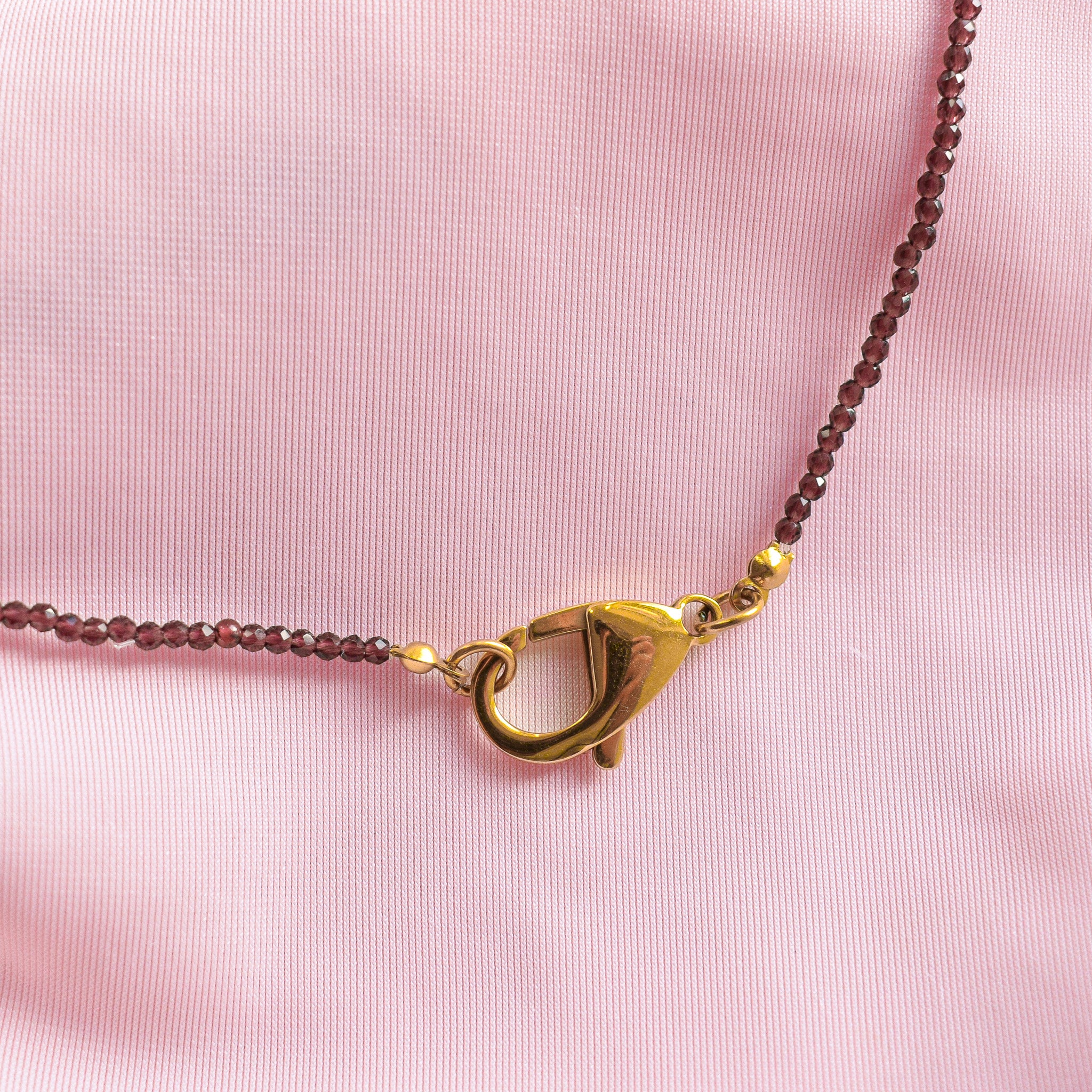 “Julia” Beaded Clasp Necklace