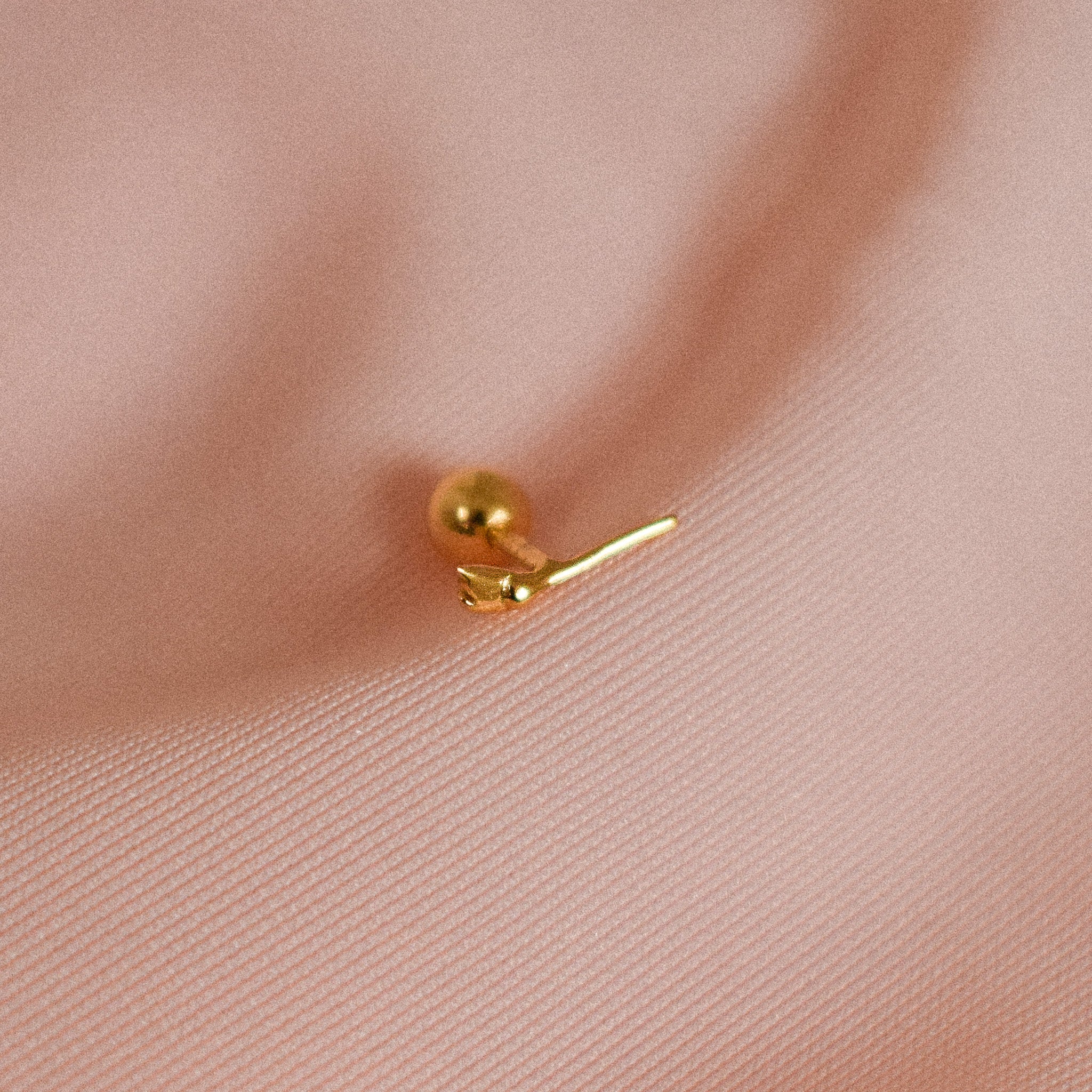 "Matchstick" Tiny Sterling Silver Earring