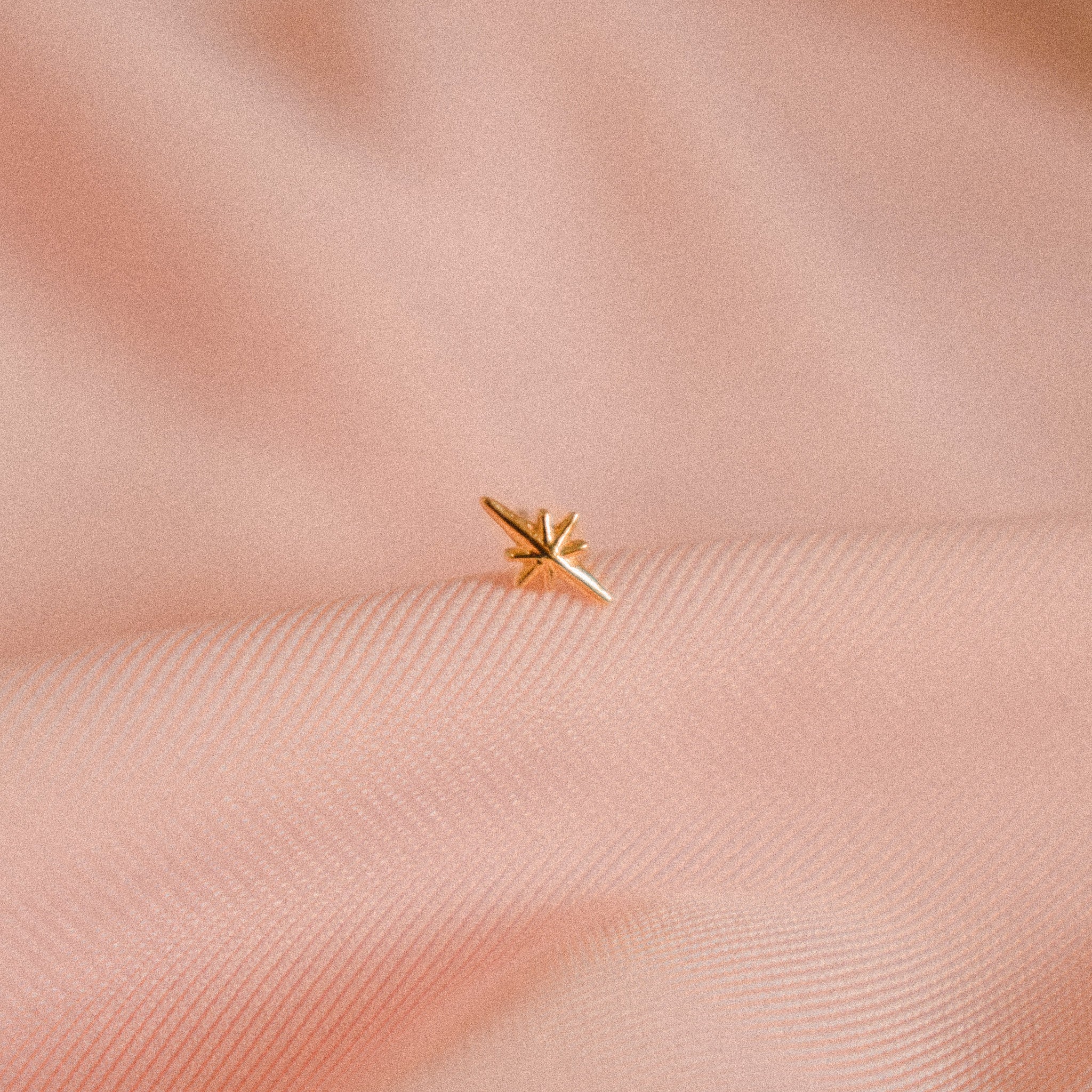 "Nebula" Tiny 14K Gold Nose Stud