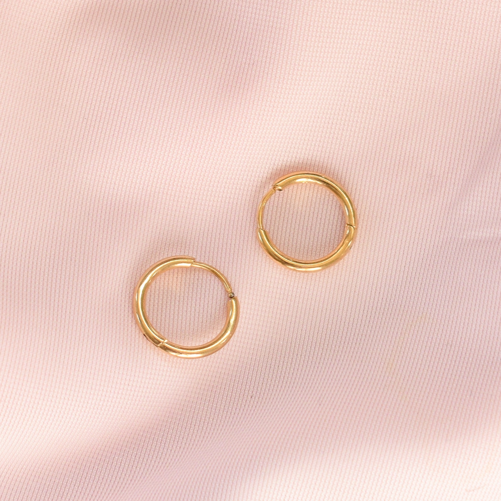 "Stackers" Gold Hoop Earrings