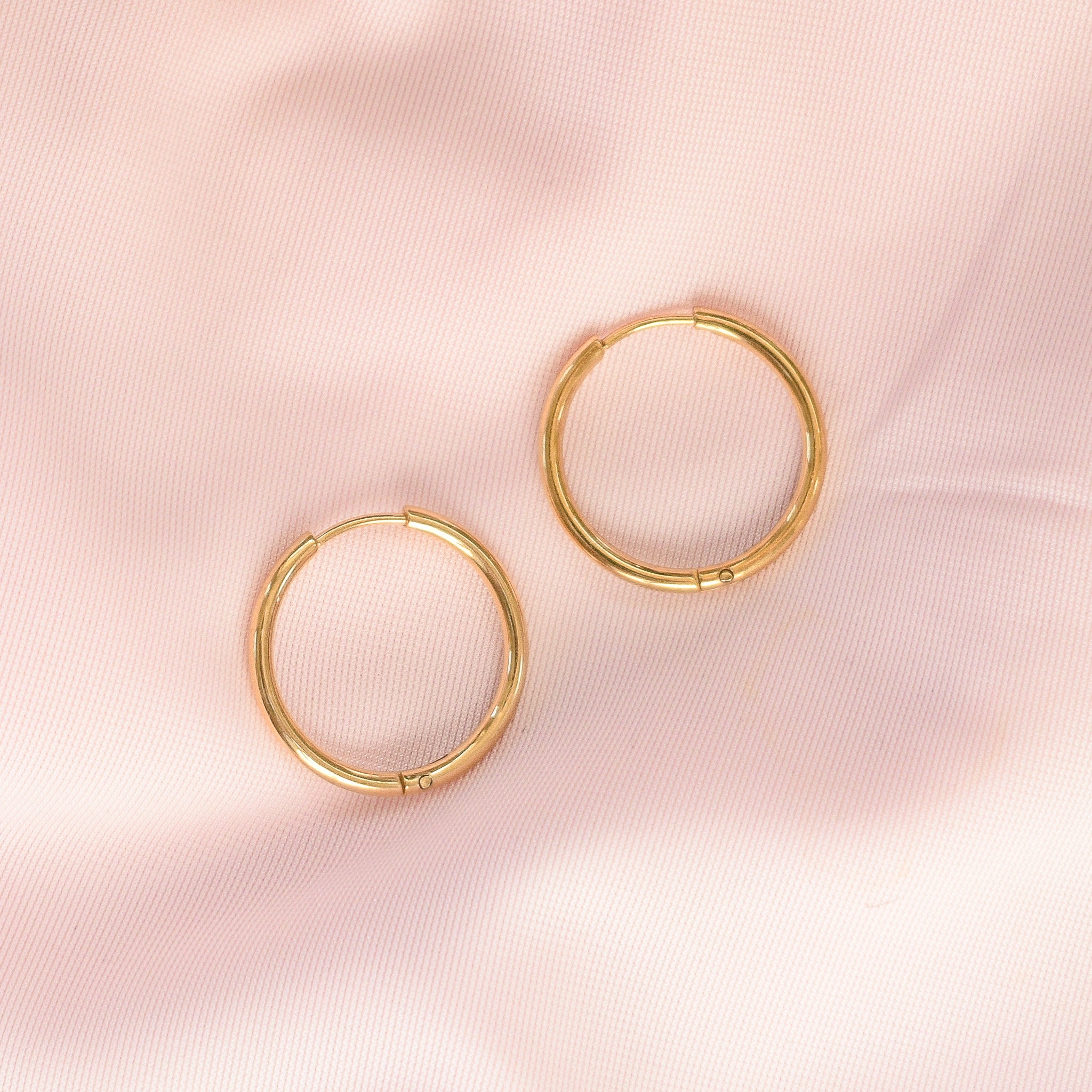 "Stackers" Gold Hoop Earrings
