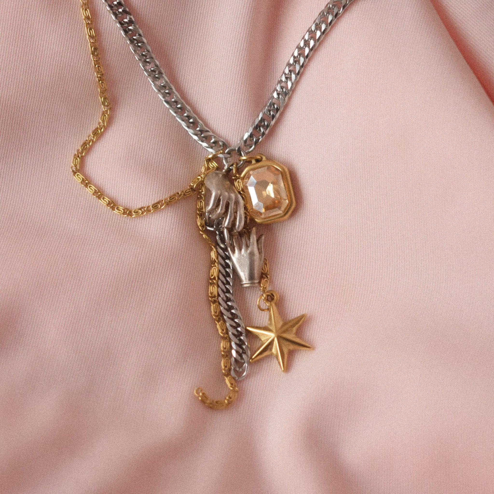 "Andorra" Chain Drop Necklace