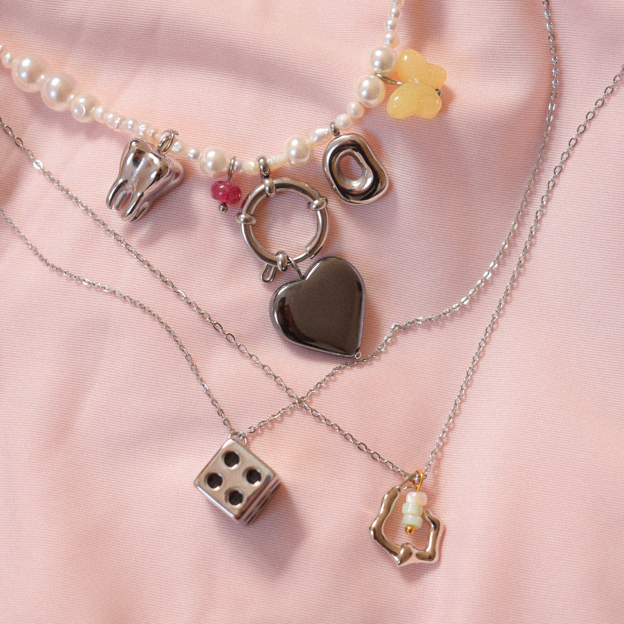 "Wisdom" Necklace Stack