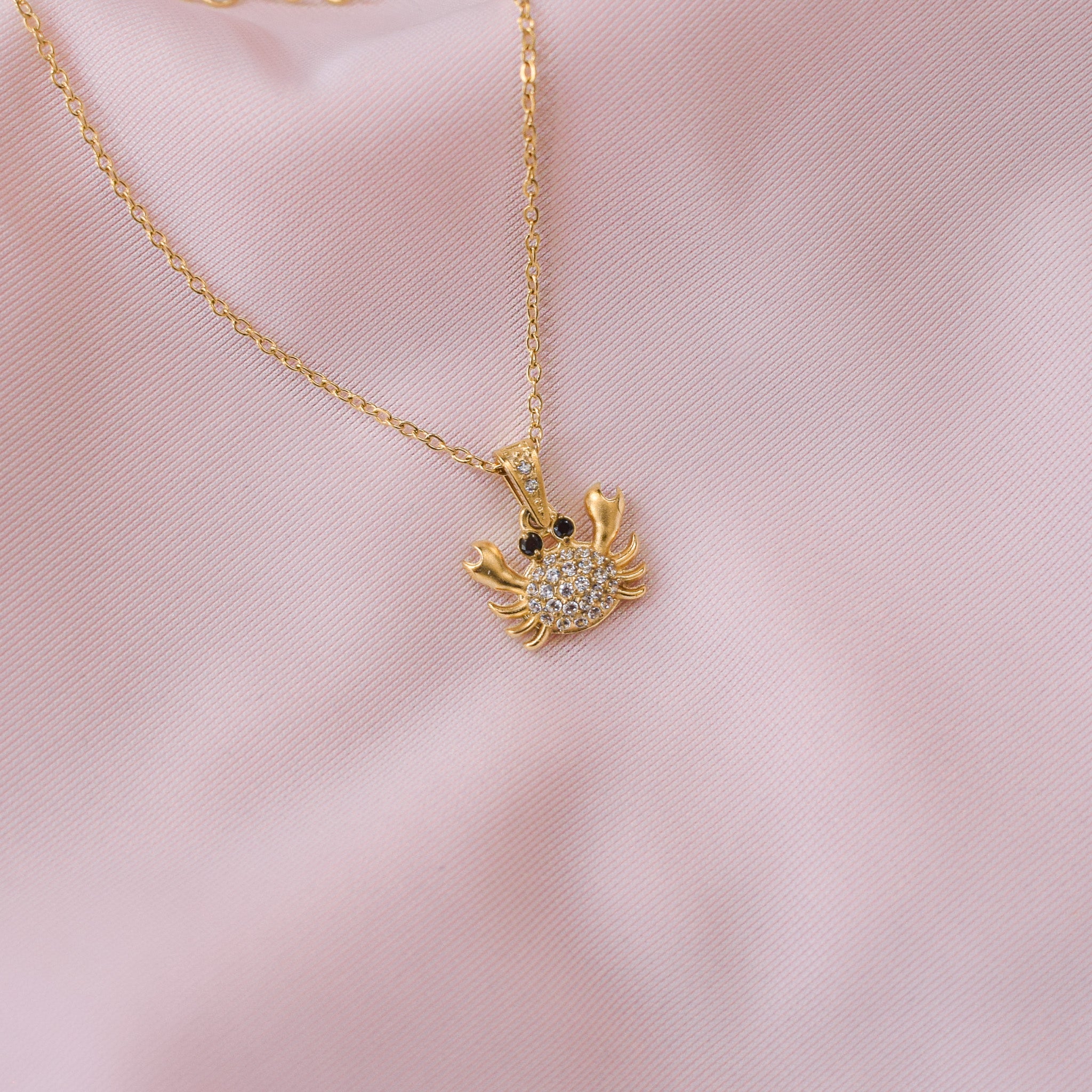 “Crabby” Cubic Zirconia Necklace