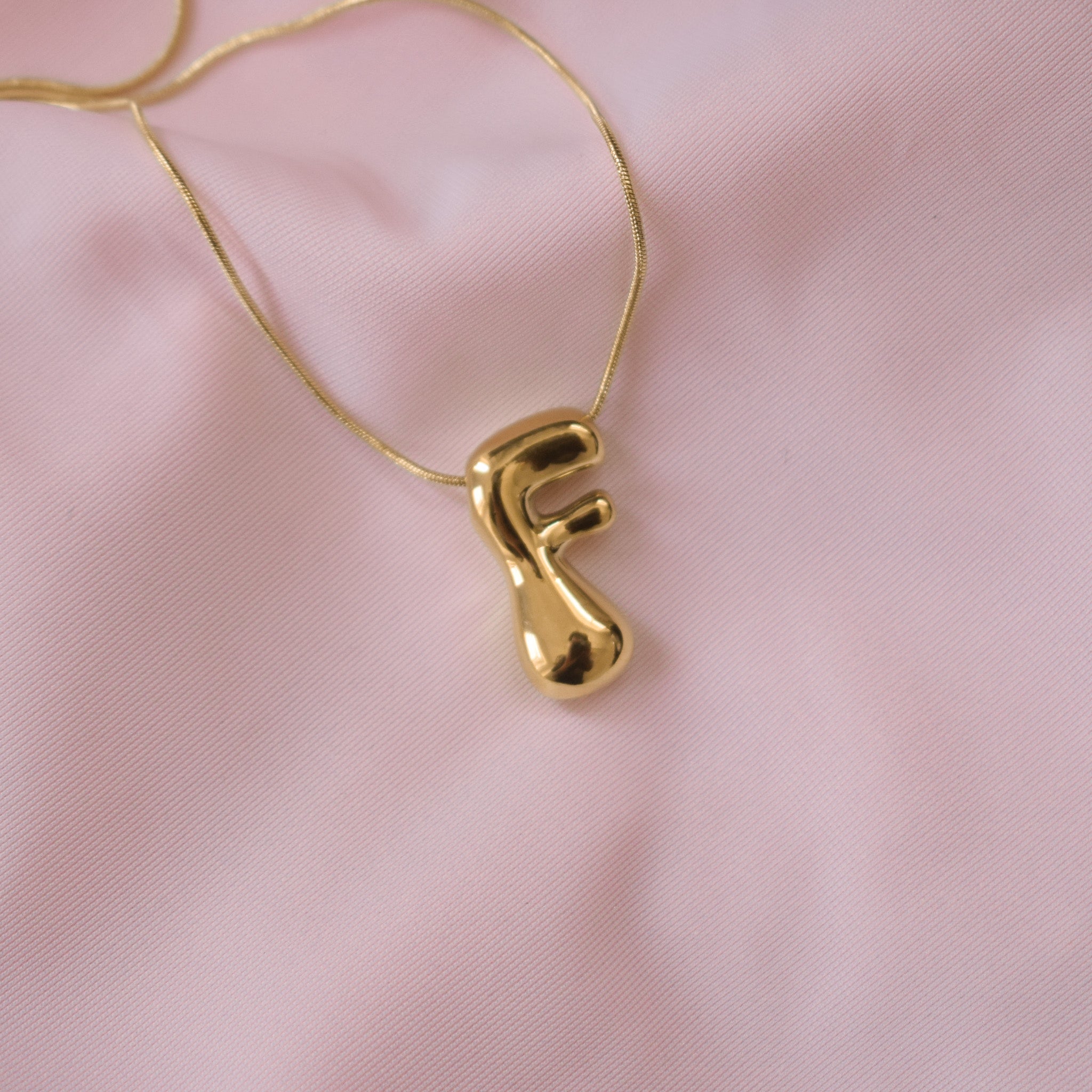 “Jazzy” Bubble Letter Necklace