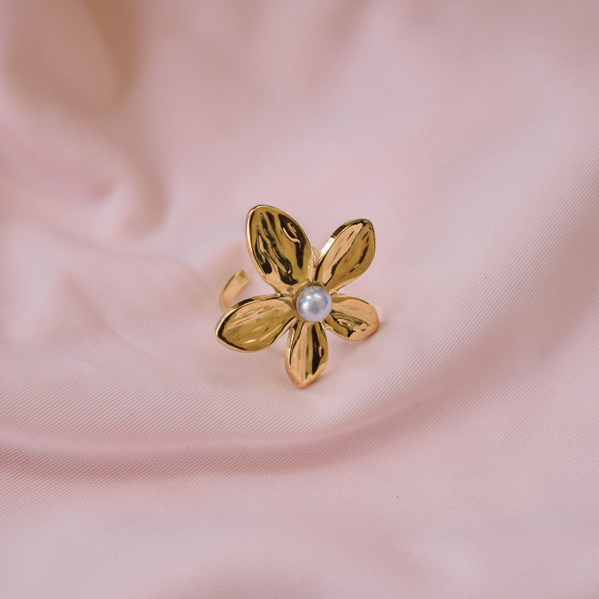 "Summer" Adjustable Flower Ring