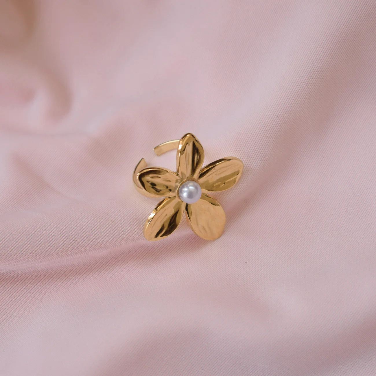 "Summer" Adjustable Flower Ring