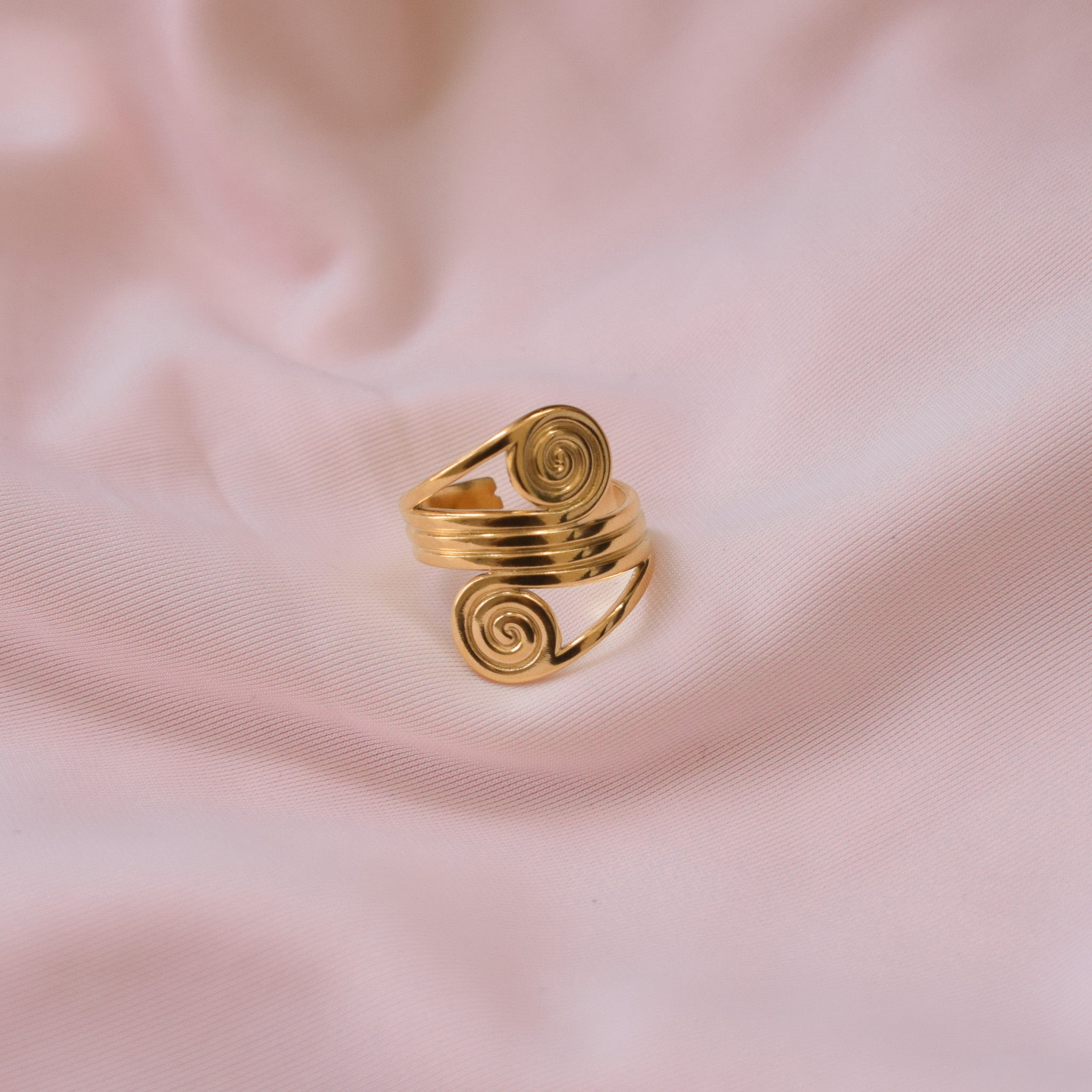 "Fern" Adjustable Spiral Ring