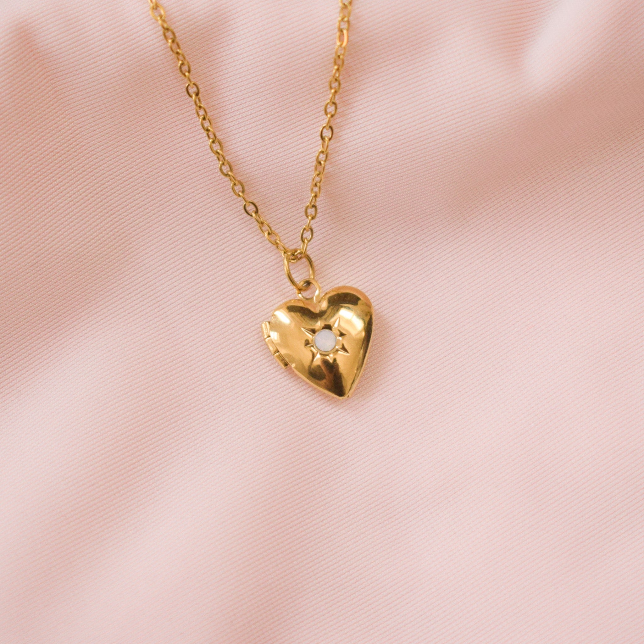 “Romilly” Locket Heart Necklace