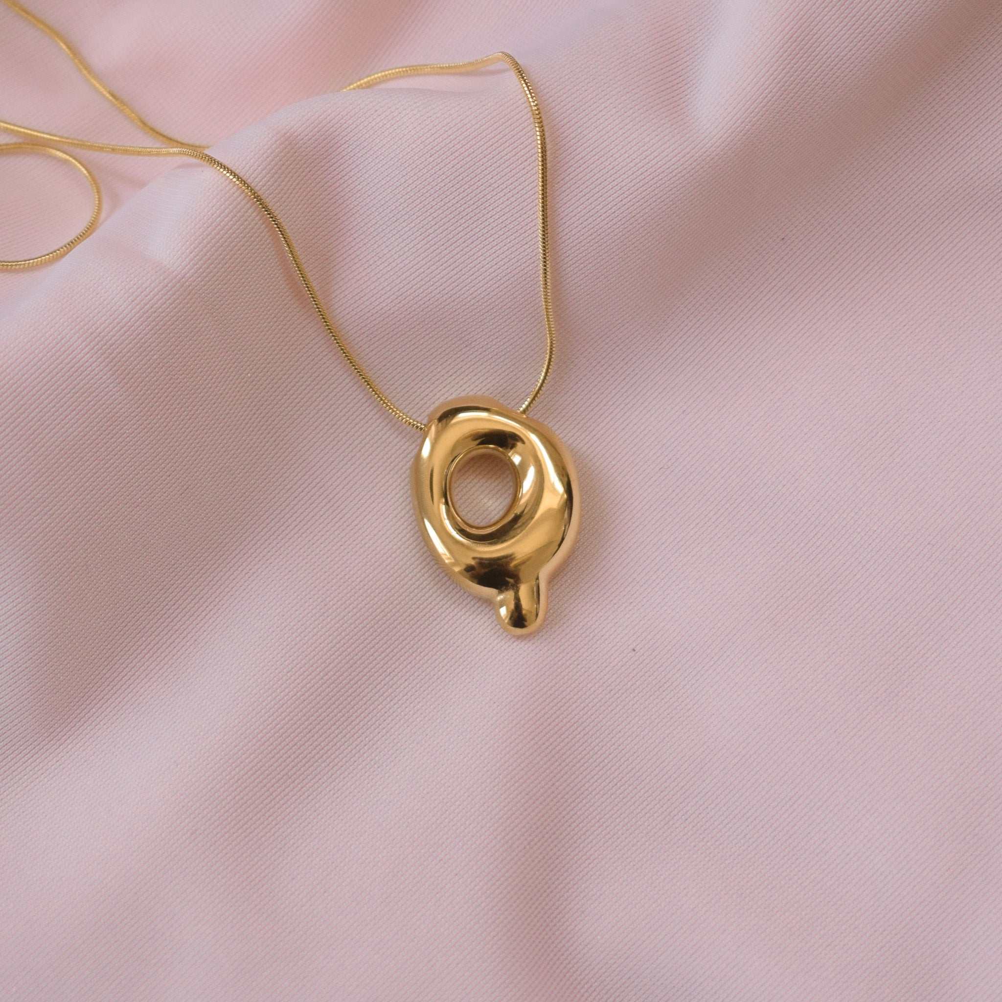 “Jazzy” Bubble Letter Necklace
