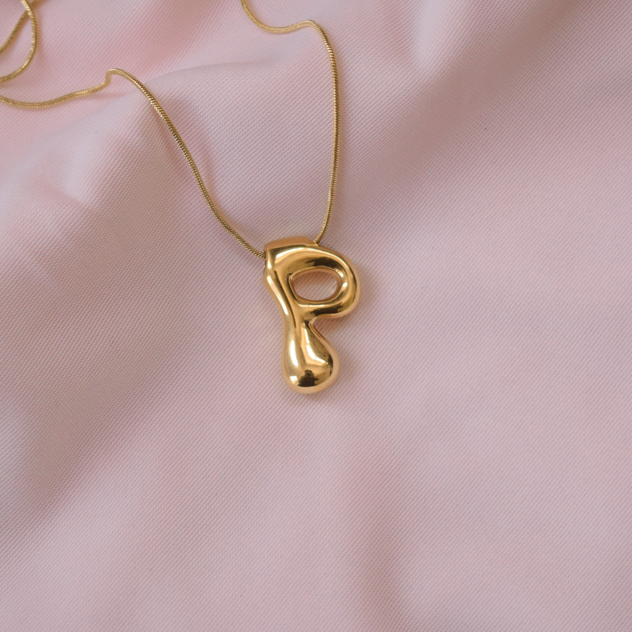 “Jazzy” Bubble Letter Necklace