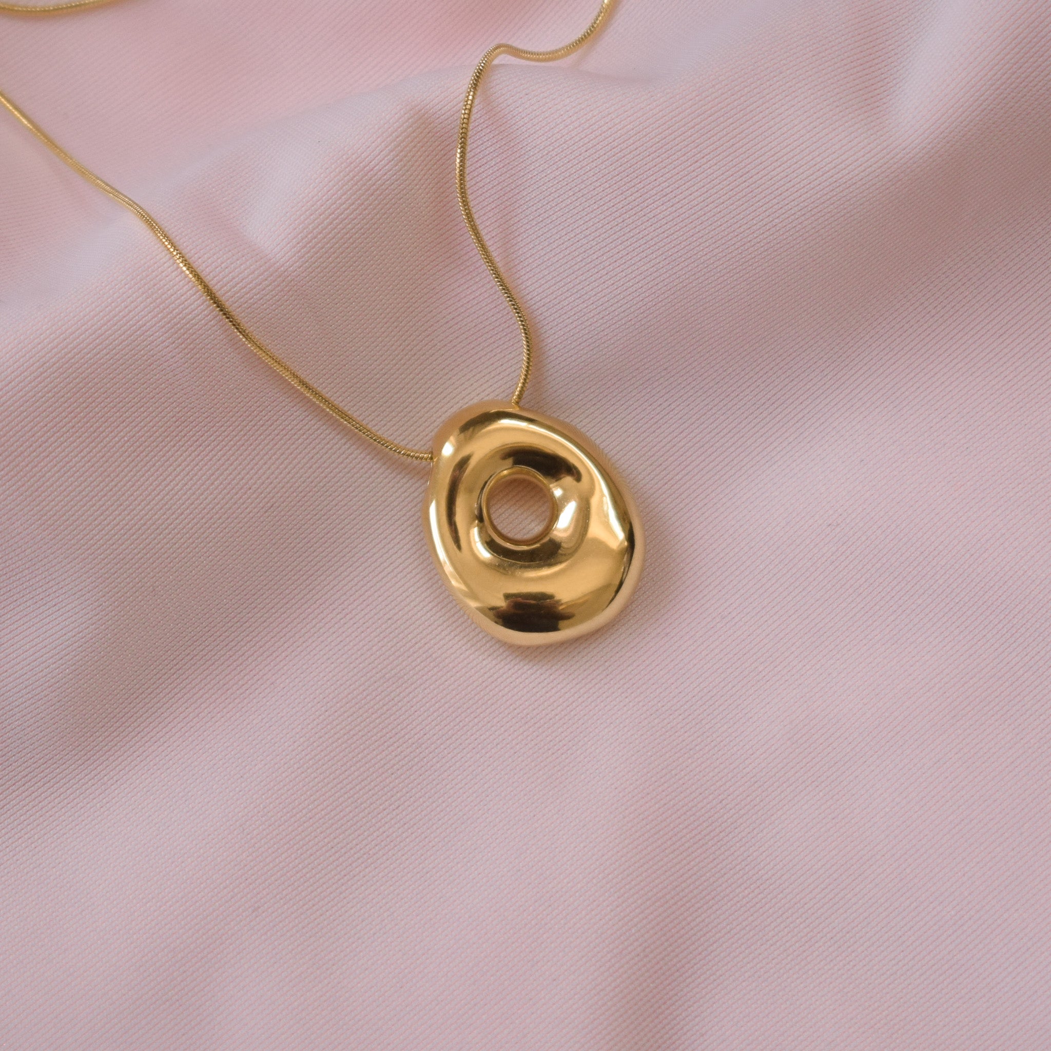 “Jazzy” Bubble Letter Necklace