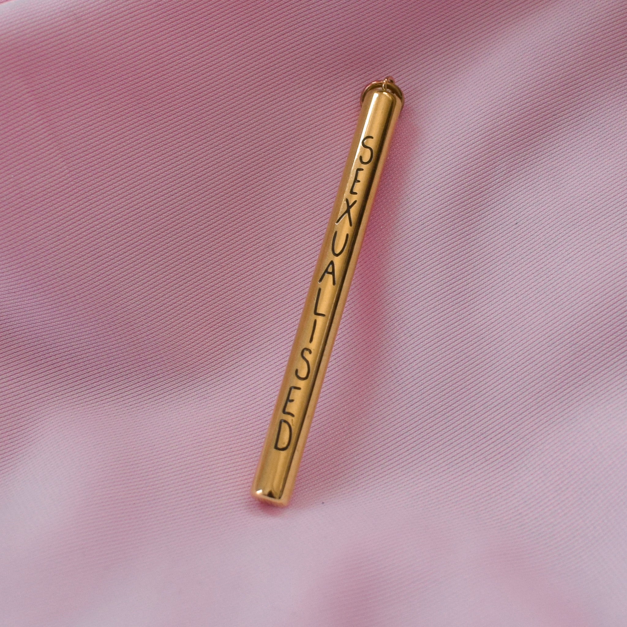 Engraved Cylinder Charm