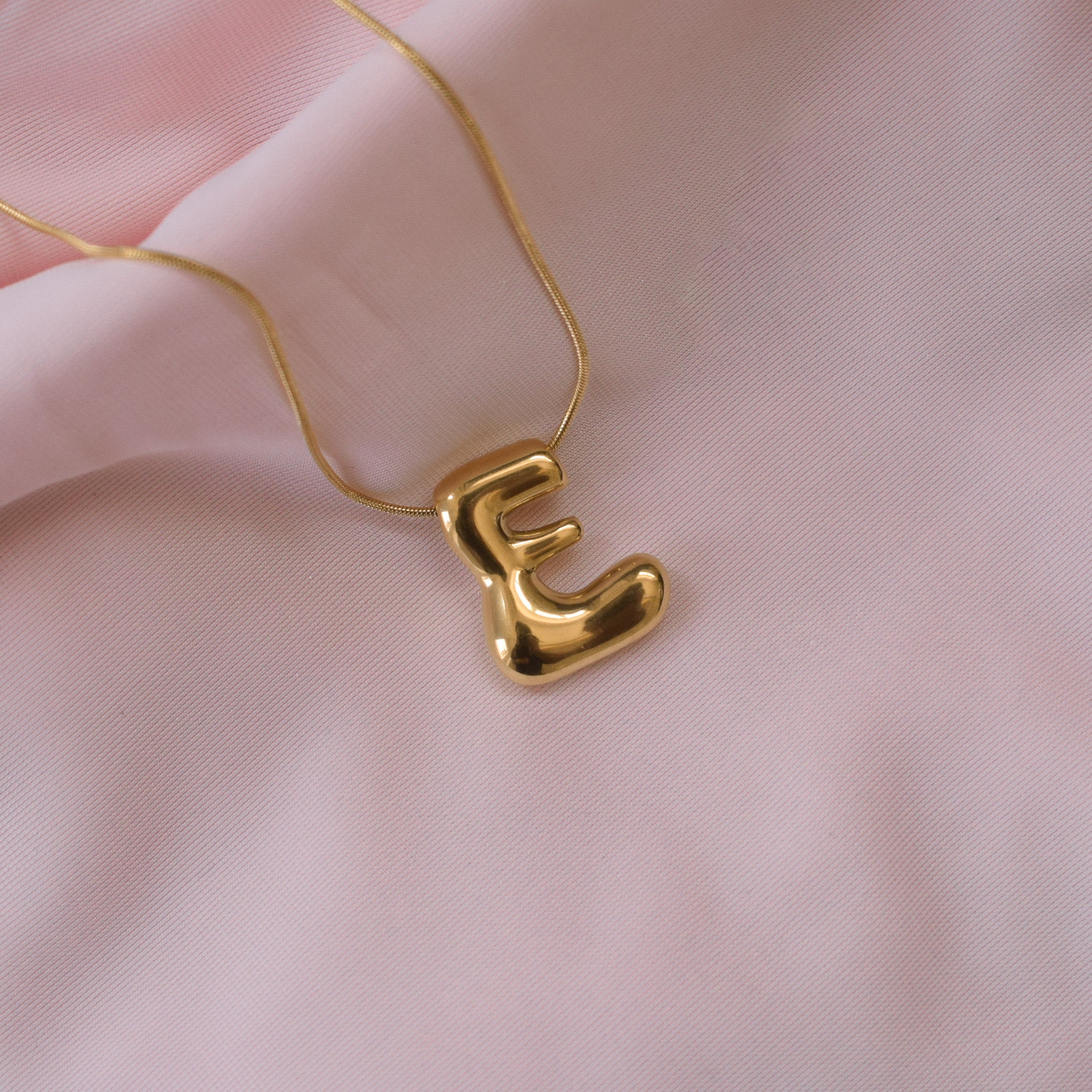 “Jazzy” Bubble Letter Necklace