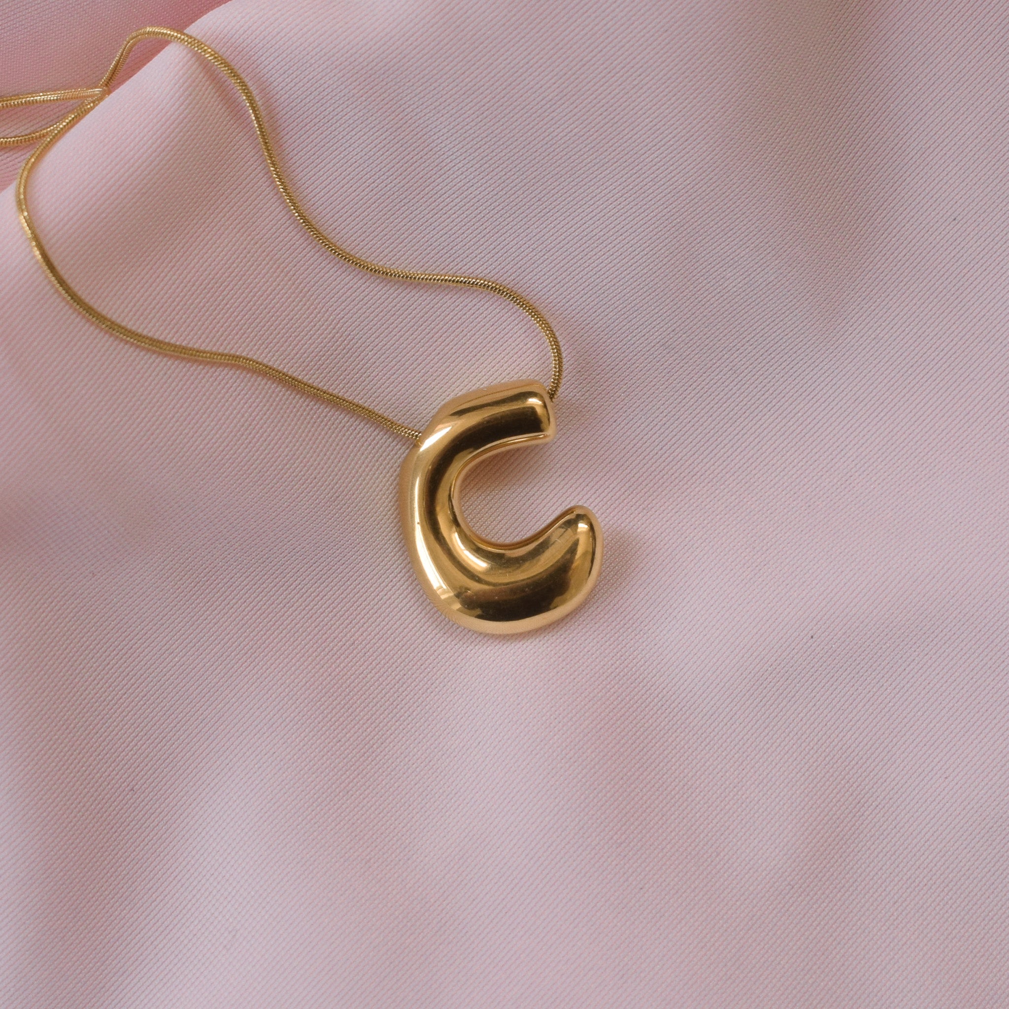 “Jazzy” Bubble Letter Necklace